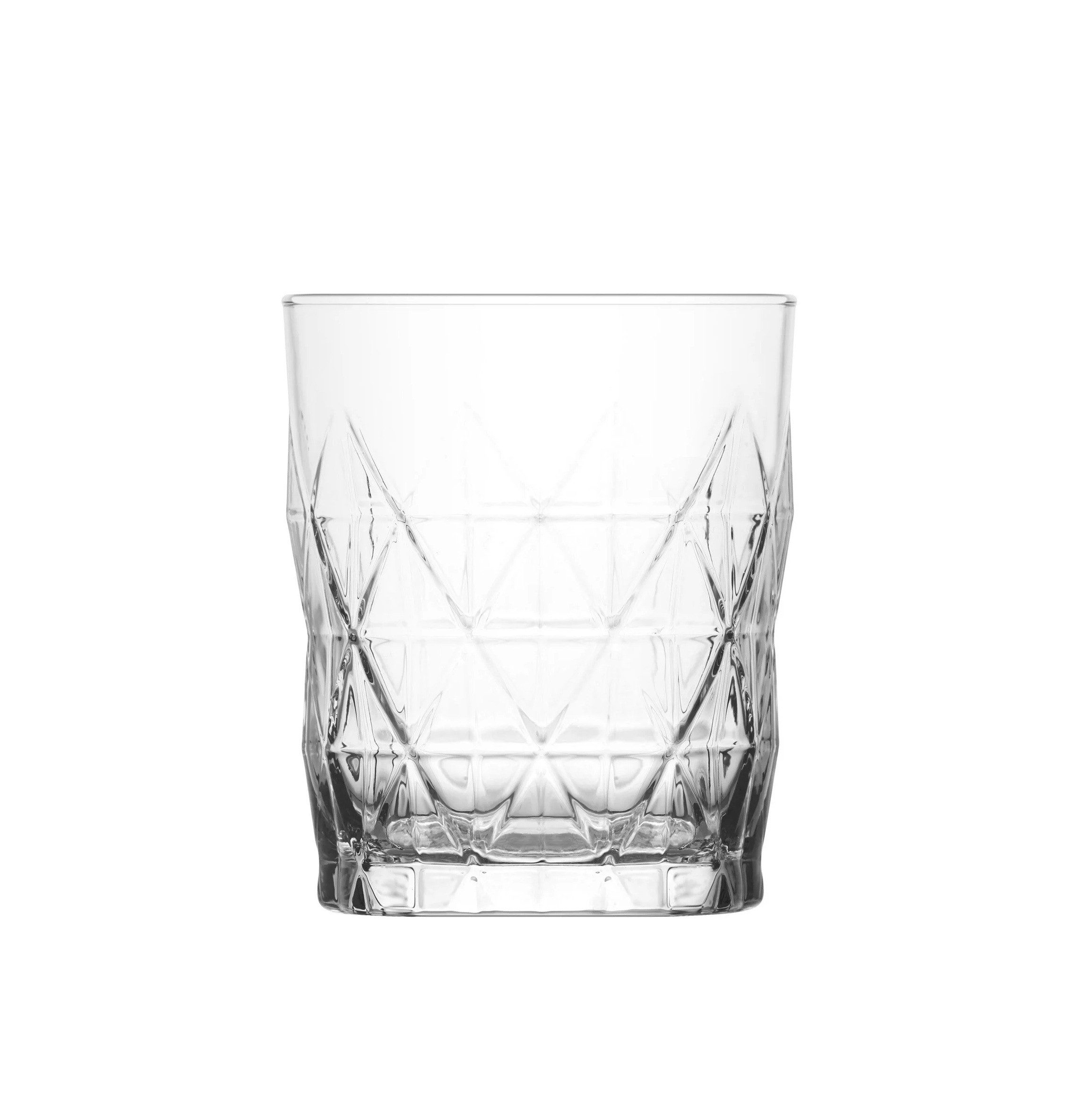 Gläser-Set Keops 6 teiliges Trinkglas-Set - 345 ml Gläser mit Facettendesign