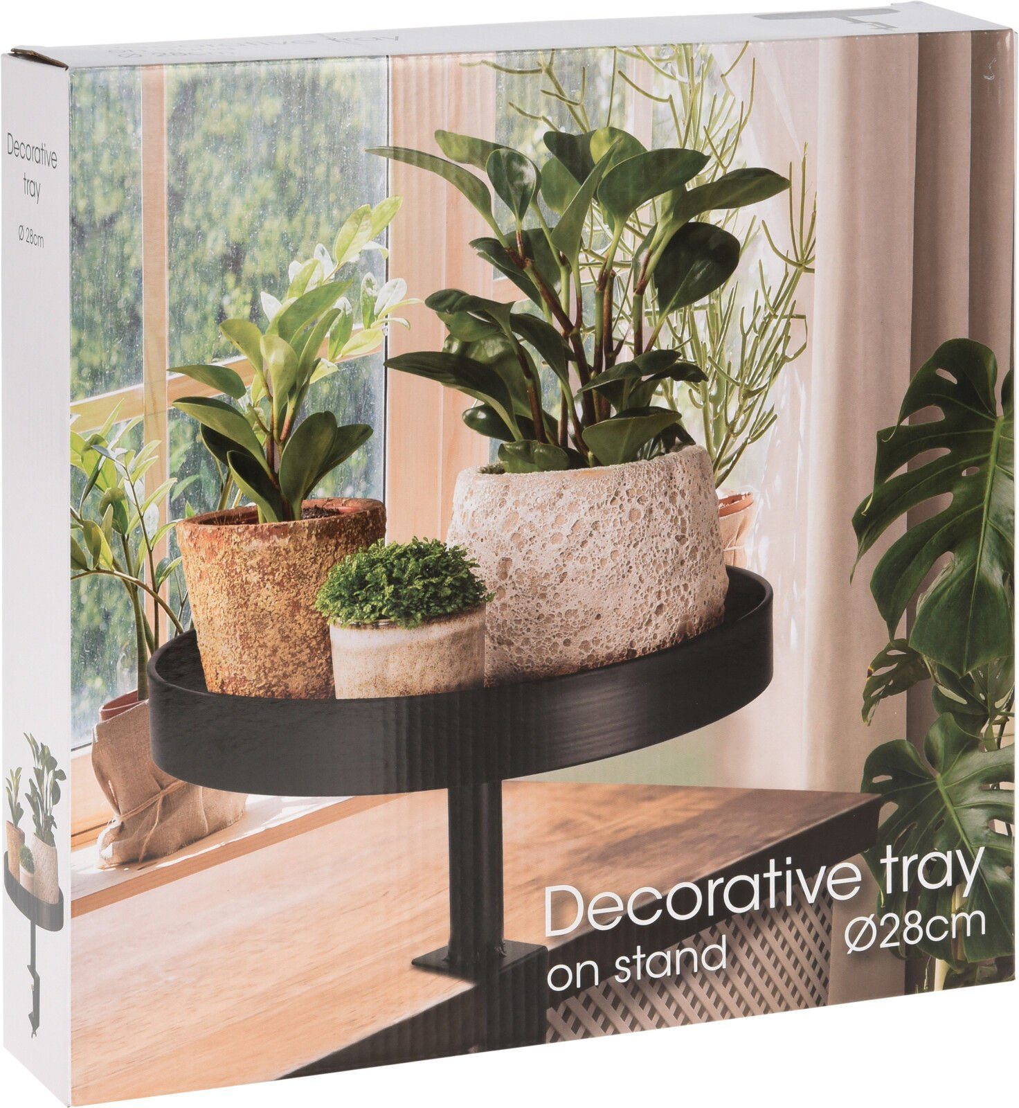 Spetebo Beistelltisch Metall Beistell Tisch zum Klemmen schwarz - 28 cm (Ko günstig online kaufen