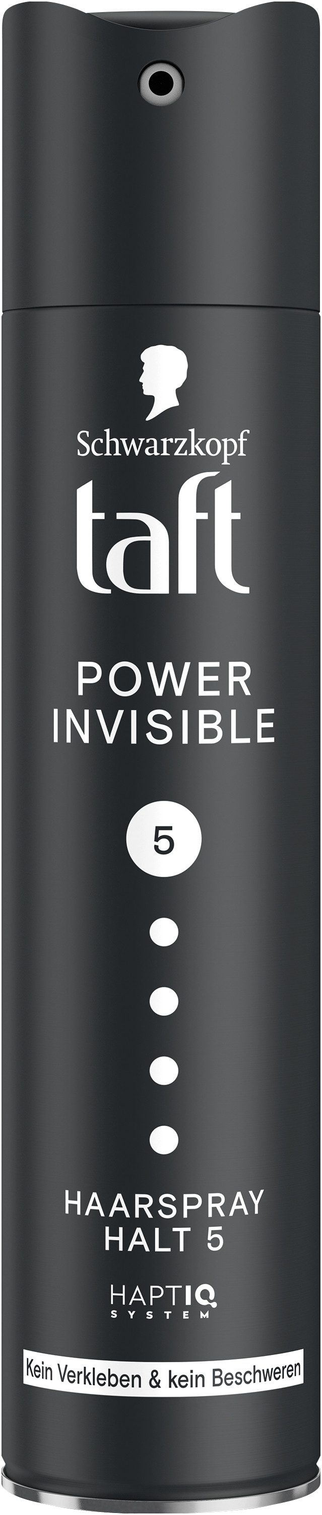 Taft Haarspray Schwarzkopf, Power Invisible Haarstyling, 1x 250ml, 1-tlg., Haltegrad 5, HaptIQ System