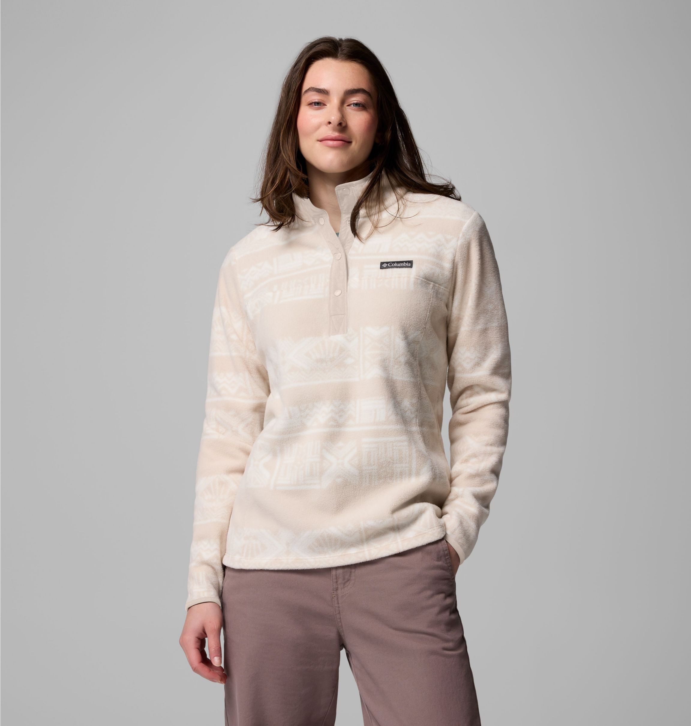 Columbia Fleecepullover BENTON SPRINGS PRINTED 1/2 SNAP (1-tlg) günstig online kaufen