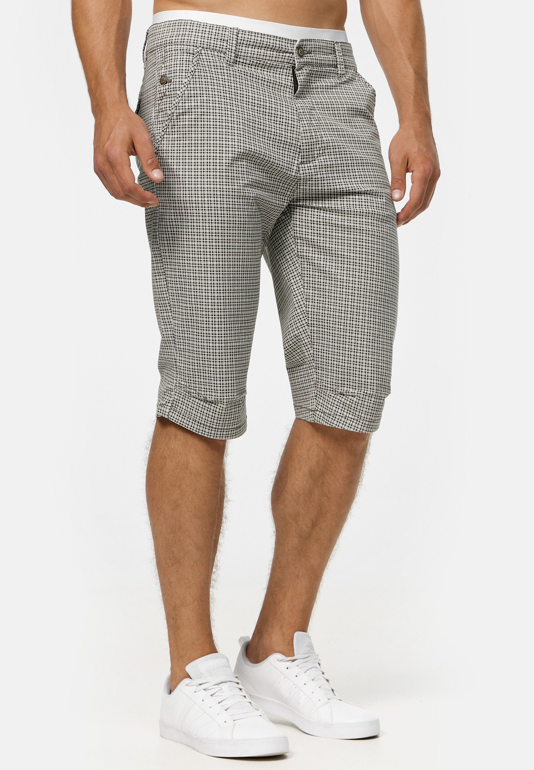Indicode Chinoshorts Herren Whitney Chino Shorts Herrenshorts aus 100 % Bau günstig online kaufen
