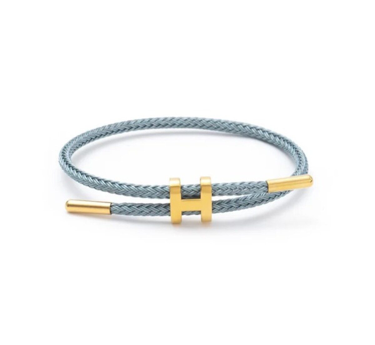 Lale Collection® Armreif Eleganter Armreif H Gold Accessoire Schmuck Flexibel Armband Design, Edelstahl, Hypoallergen, Design, H, Geschenk, Zeitlos