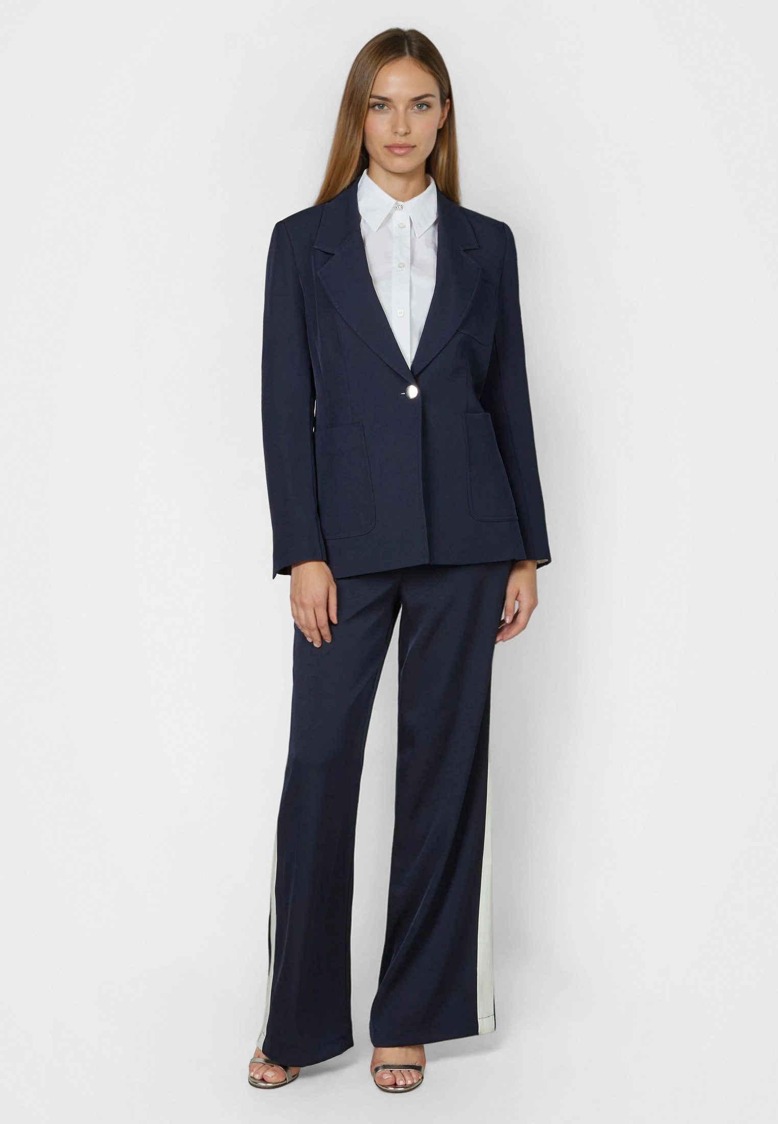 MARC AUREL Longblazer mit sportivem Stepp