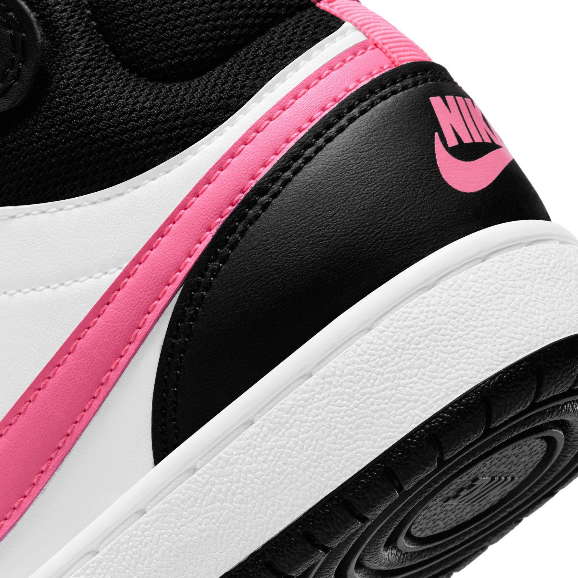 Nike Sportswear COURT BOROUGH MID (GS) Force 2 Design den Air auf 1 des Sneaker schwarz Spuren