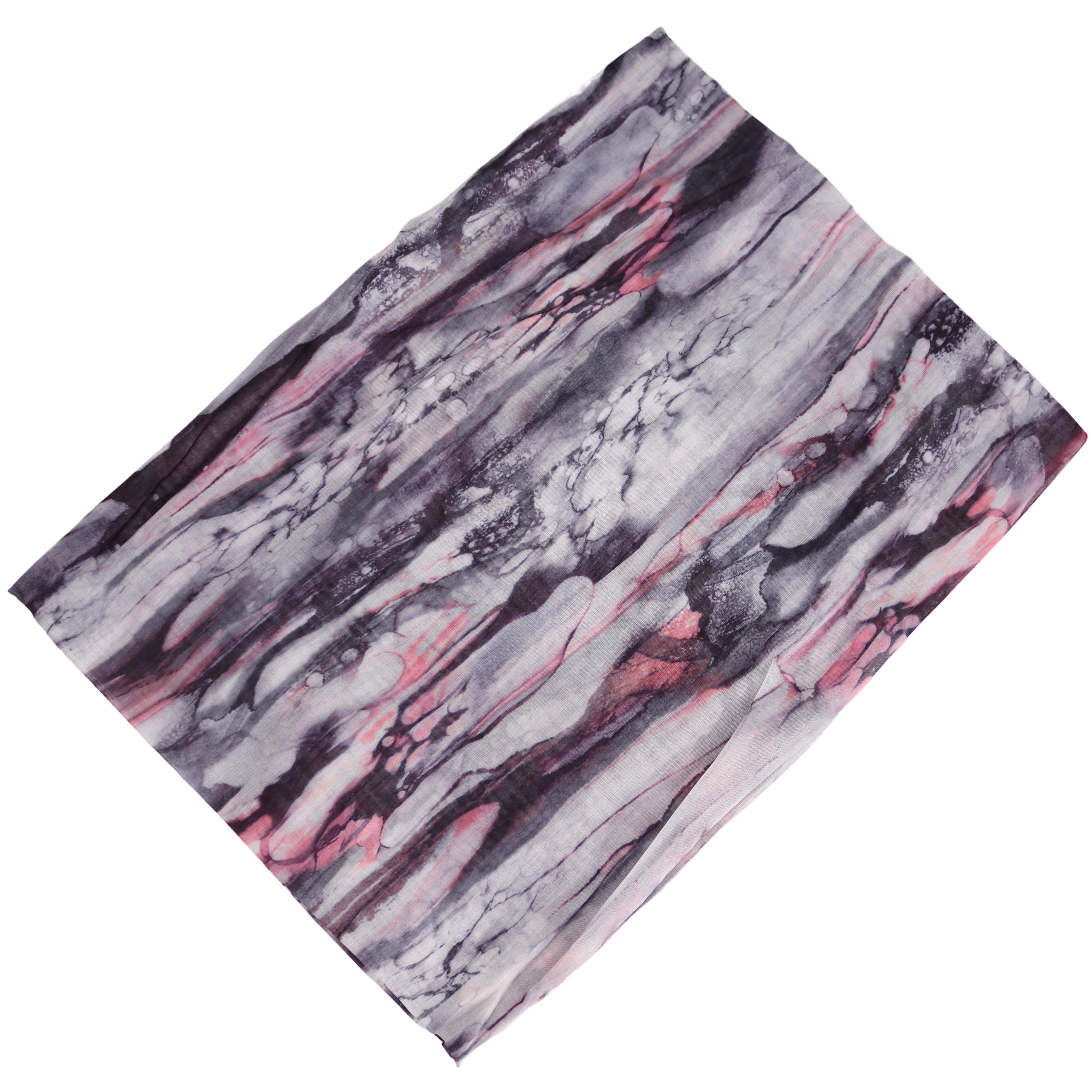 MIRROSI Modeschal Weicher & Leicht Großes Schal, ca.75x180cm, Regenbogen Print, (aus 100% Viskose, Atemberaubende Designs), Damen Halstuch Stola ideal für Frühl – Bild 3 von 3