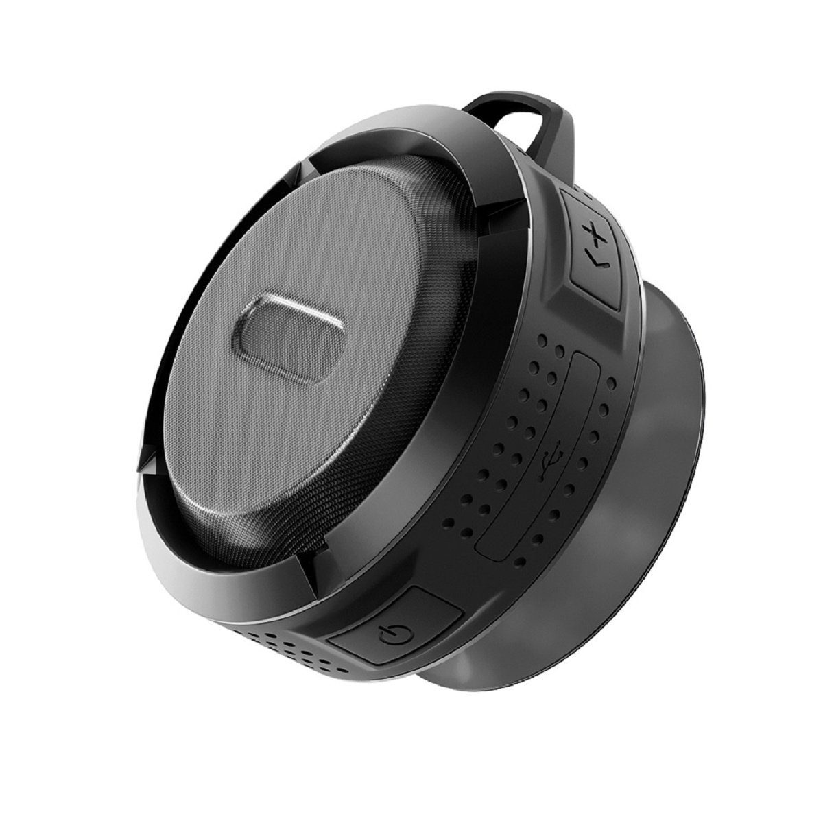 1453 mit klein Bluetooth-Lautsprecher und Bluetooth-Lautsprecher 3W COFI Saugnapf kompakter