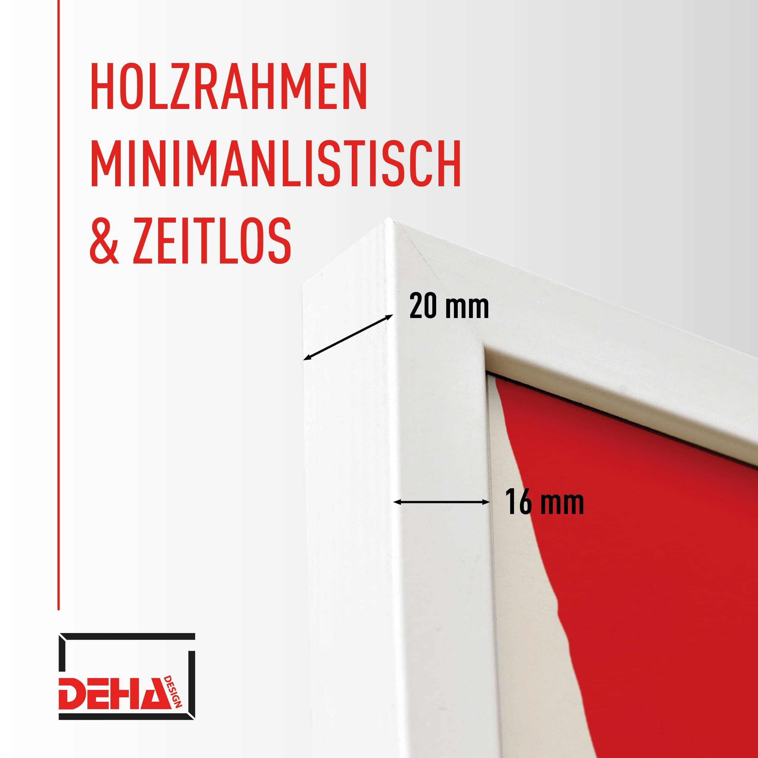 DEHA DESIGN Bilderrahmen Holz Bilderrahmen Fontana, (2 St)