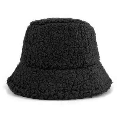 Rnemitery Fischerhut Fischerhut Unisex Winter Warm Plüsch Fischerhut Outdoor Bucket Hat