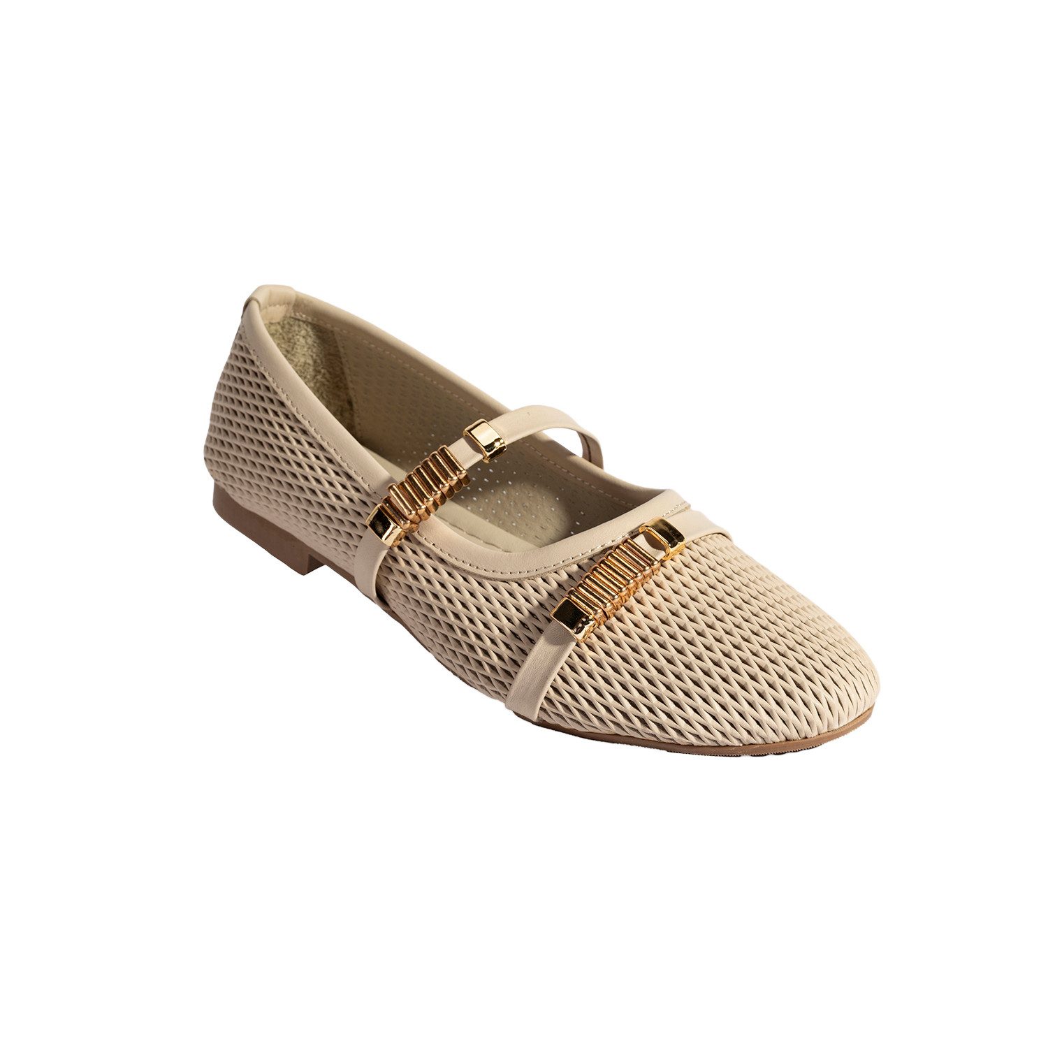 Desa Damen-Ballerinas – Obermaterial und Futter aus Leder, flacher Absatz, Ballerina