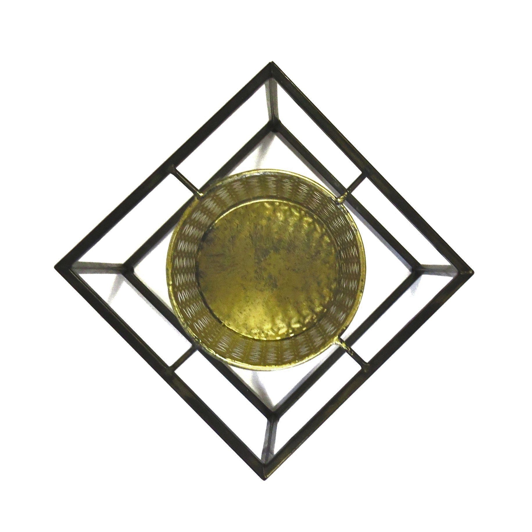 Home Windlicht Modern Industrie Kerzenständer Gold Teelicht Kerzenständer Pomax Schwarz Collection Stil