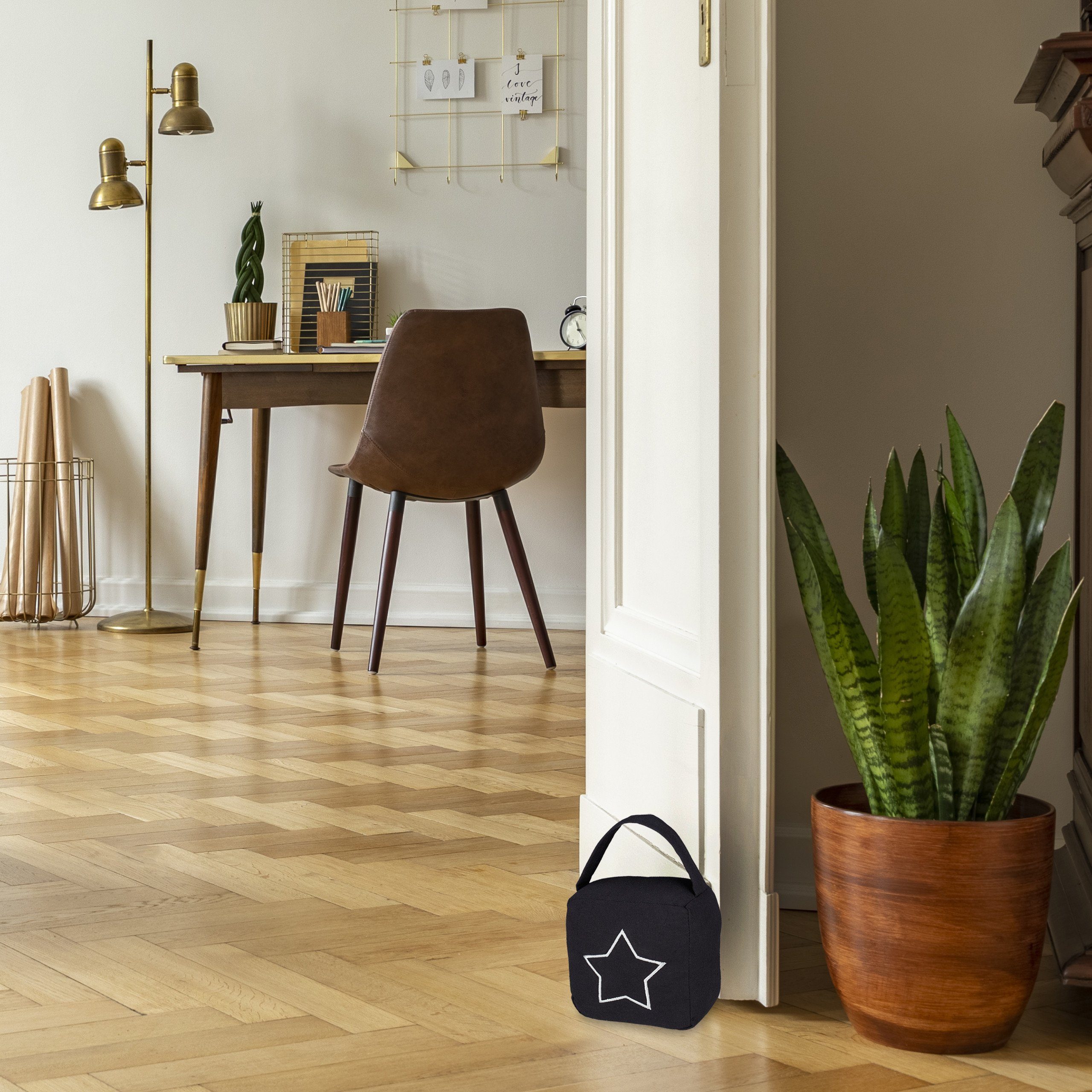 relaxdays Türstopper Sack St (1 St), schwarz günstig online kaufen
