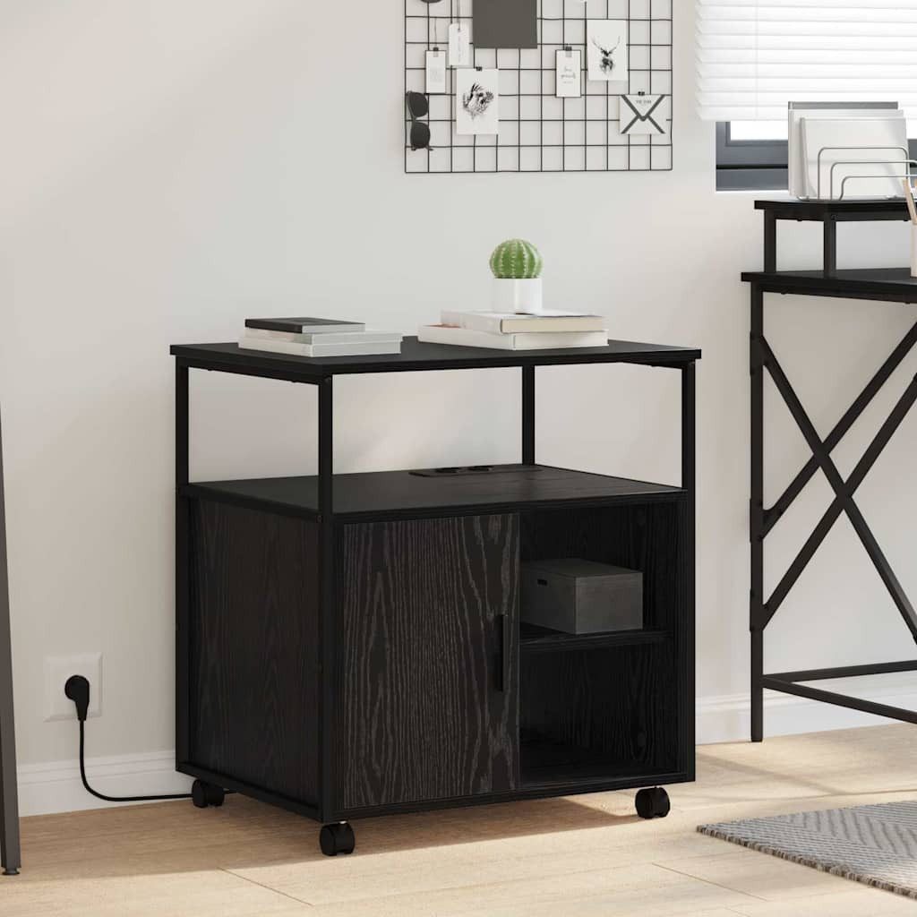 vidaXL Schranksystem Schrank mit Ladestation 61 x 46 x 67 cm Holzwerkstoff (1-St)