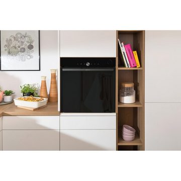 GORENJE Backofen Black Pacific Pyro Induktion A+ Backofen Set (BPSA6747DGWIHA + IT43X7), Pyrolyse-Selbstreinigung