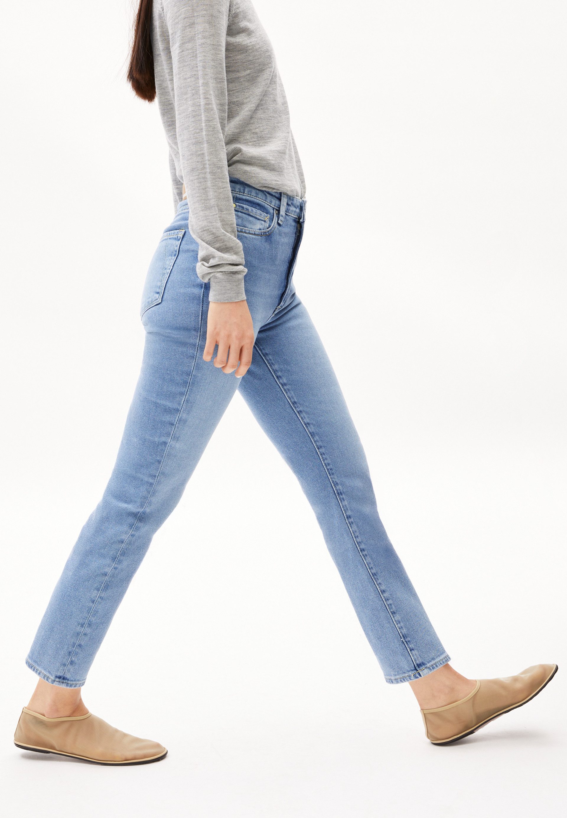 Armedangels Slim-fit-Jeans LEJAANI Slim Jeans Bio-Baumwoll Mix X-Stretch (Comfort-Stretch) High waist