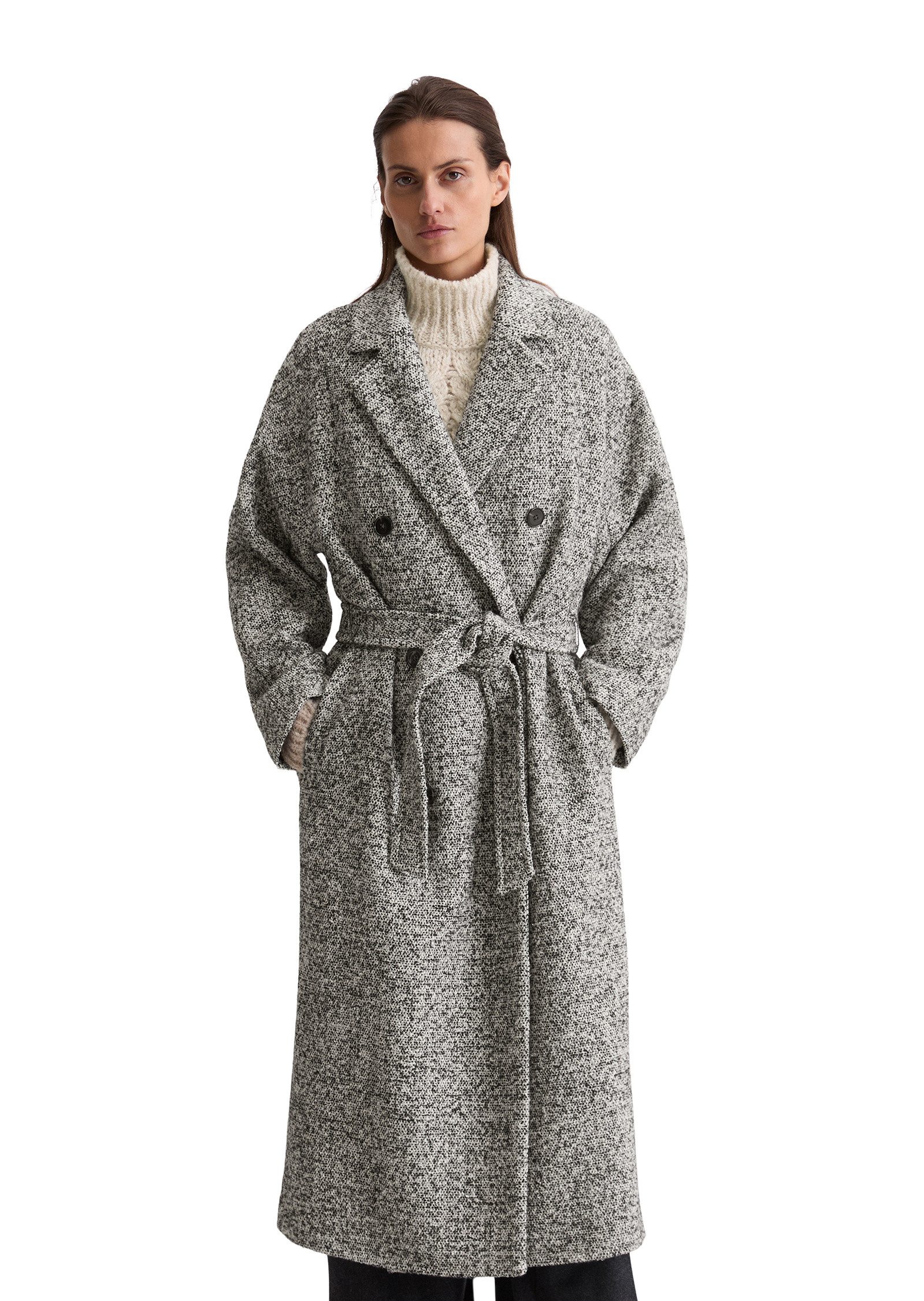 Marc O'Polo Wollmantel aus recyceltem Wolle-Polyester-Mix günstig online kaufen