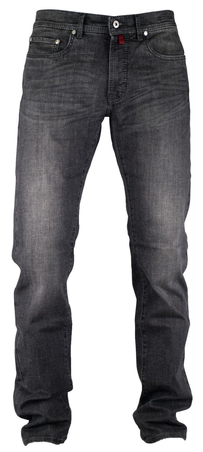 5-Pocket-Jeans 7144.05 LYON CARDIN washed grey slate used PIERRE Cardin vintage 3091 Pierre