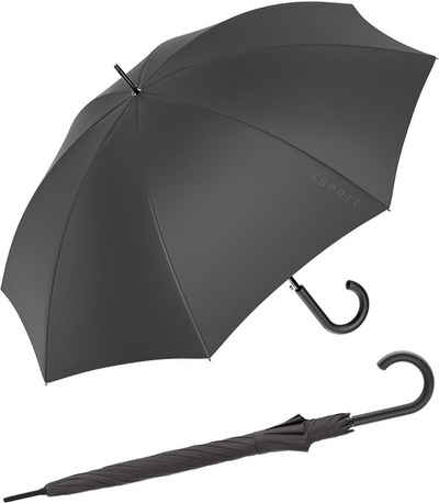 Esprit Langregenschirm Damen-Herren Regenschirm mit Automatik, groß-stabil