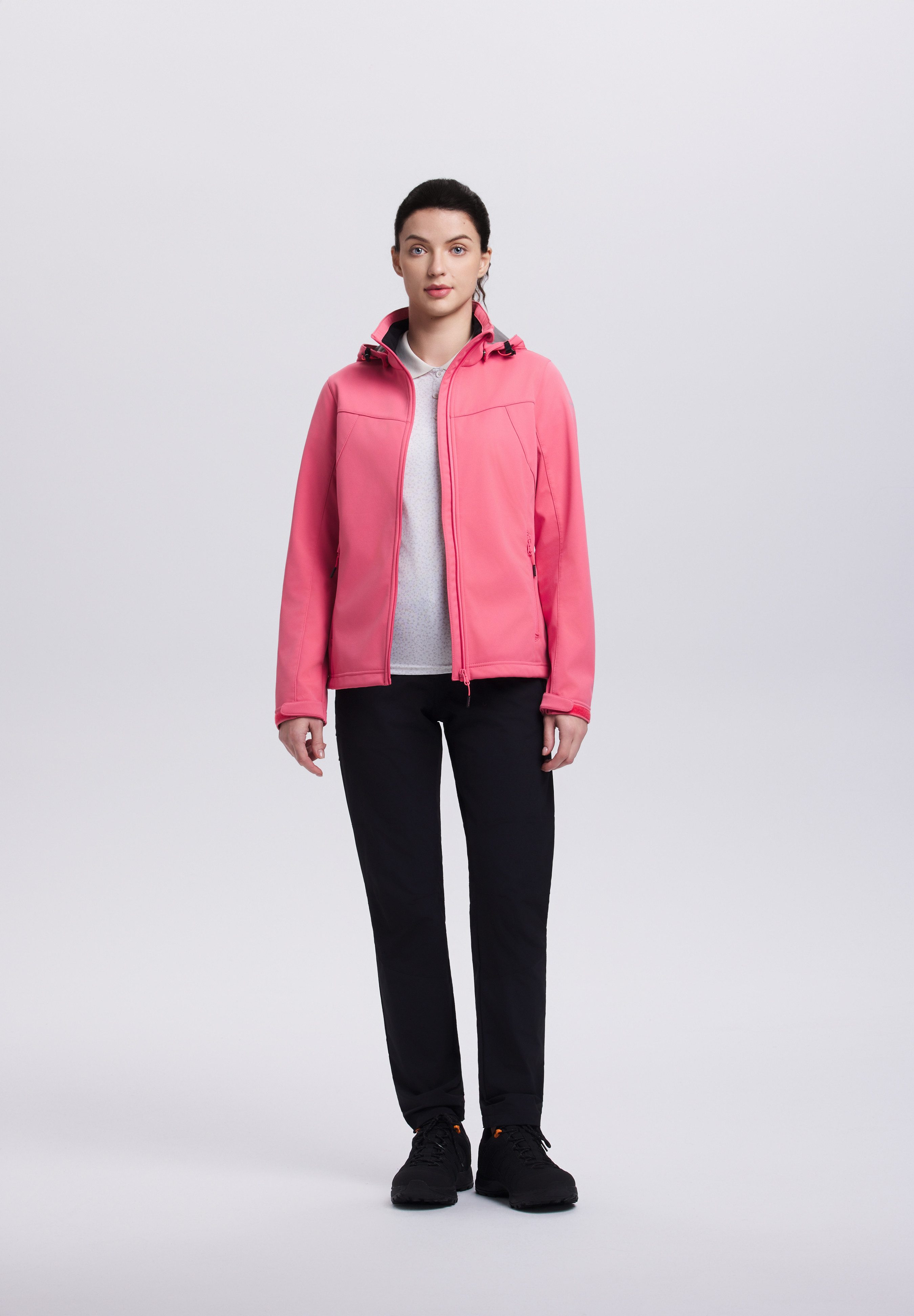 Icepeak Softshelljacke BOISE wasserabweisendes Material, atmungsaktiv, Wassersäule 8000
