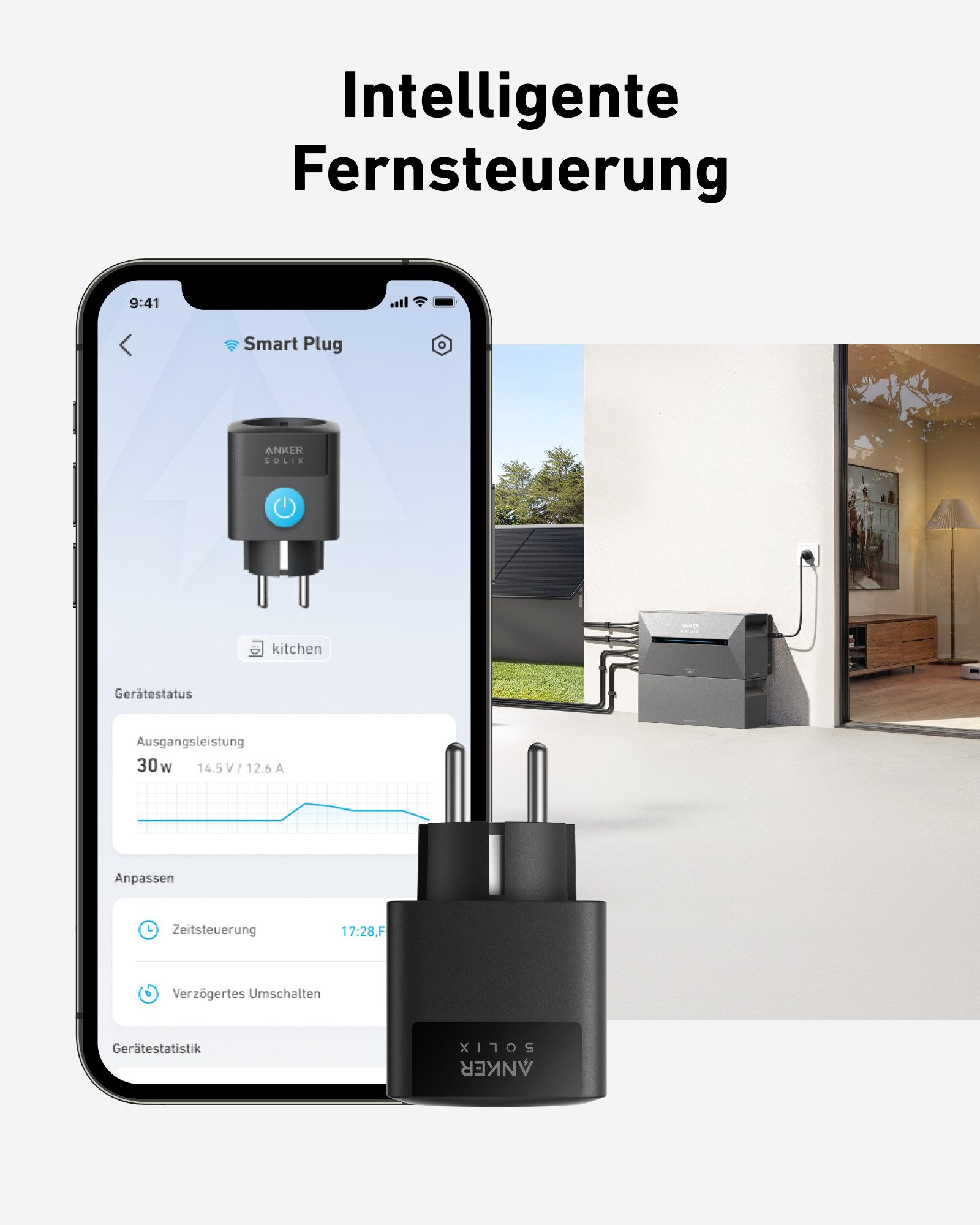 Anker Balkonkraftwerk Anker SOLIX Smart Plug Gen2 für Anker SOLIX 3 Pro/2 Pro/AC/Plus, WLAN, Einfache Installation, 0% MwSt. – Bild 5 von 5