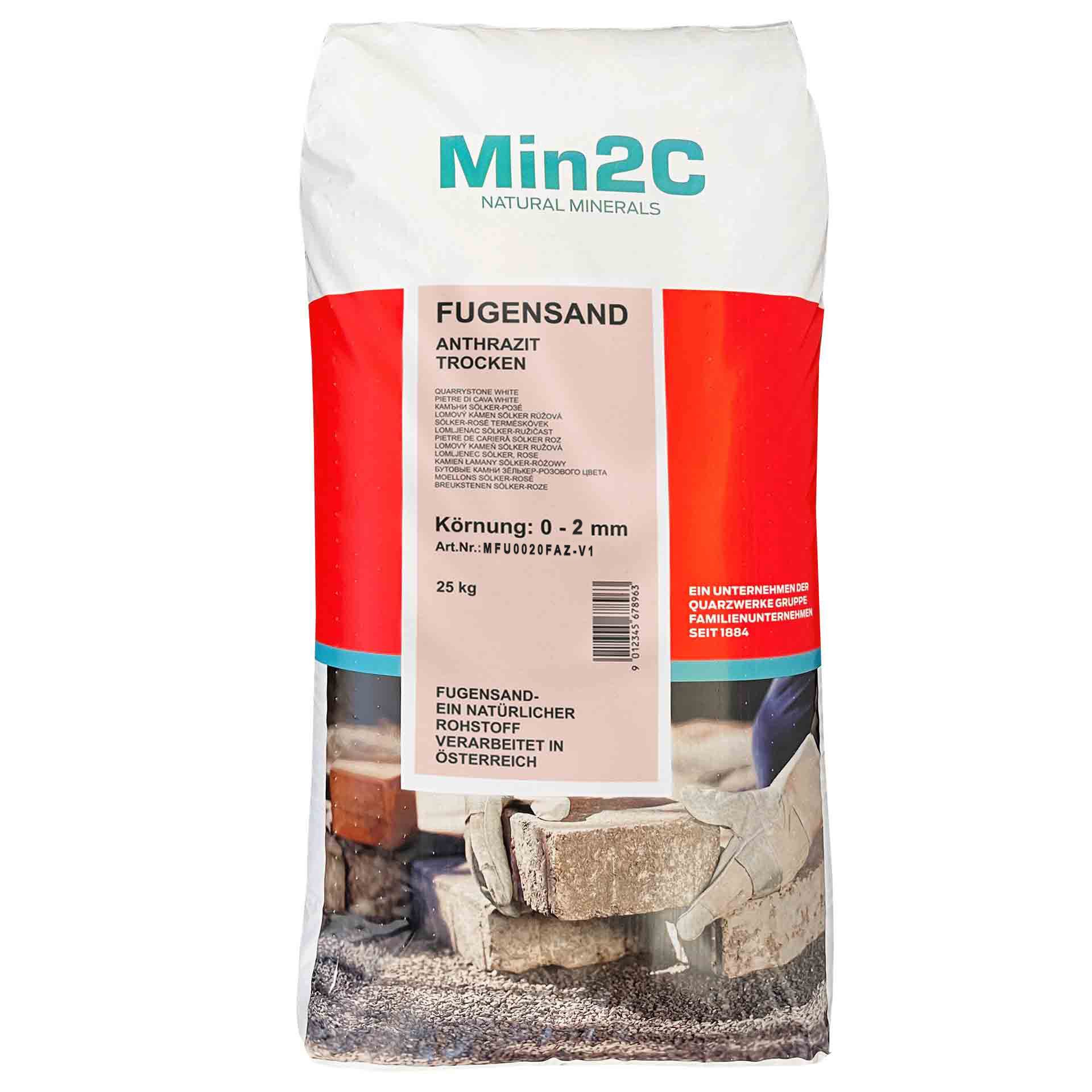 Min2C Fugensand Fugensand 25kg natur 0.0-2.0 mm Premium Quarzsand günstig online kaufen