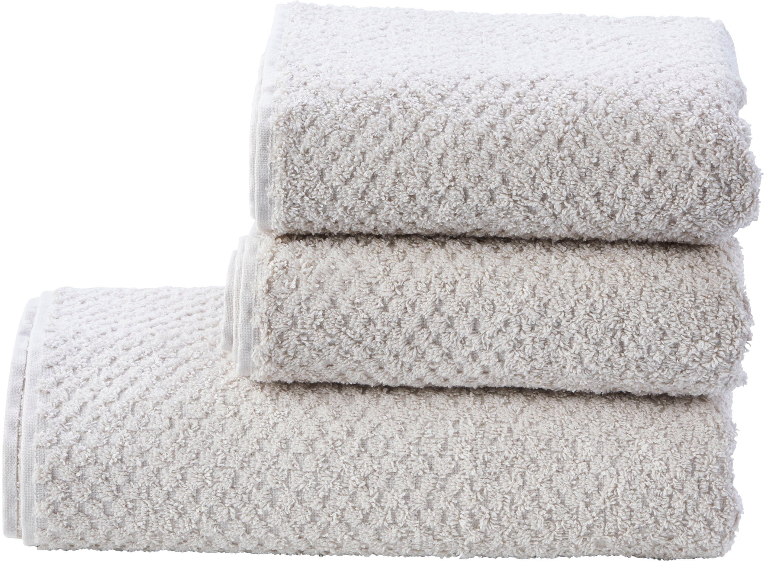 done.® Handtuch Set Provence Honeycomb, Walkfrottier günstig online kaufen