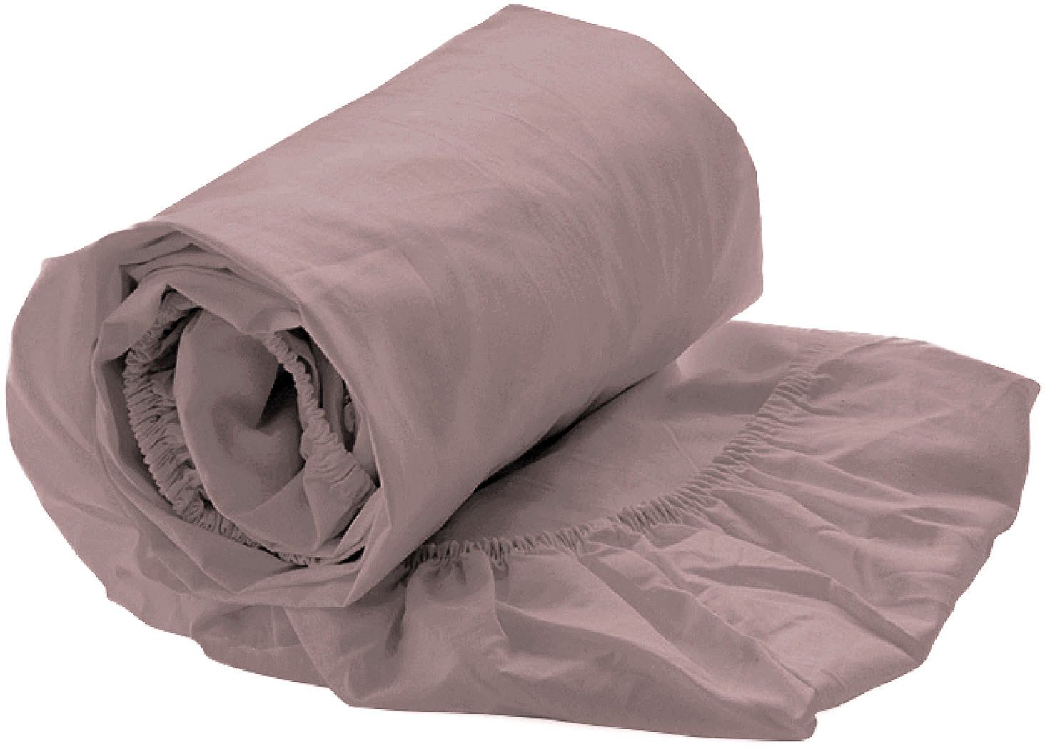 Heckett and Lane Spannbettlaken Elementi, Mako-Satin, günstig online kaufen
