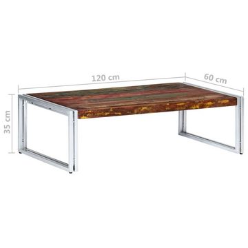 furnicato Couchtisch 120x60x35 cm Altholz Massiv