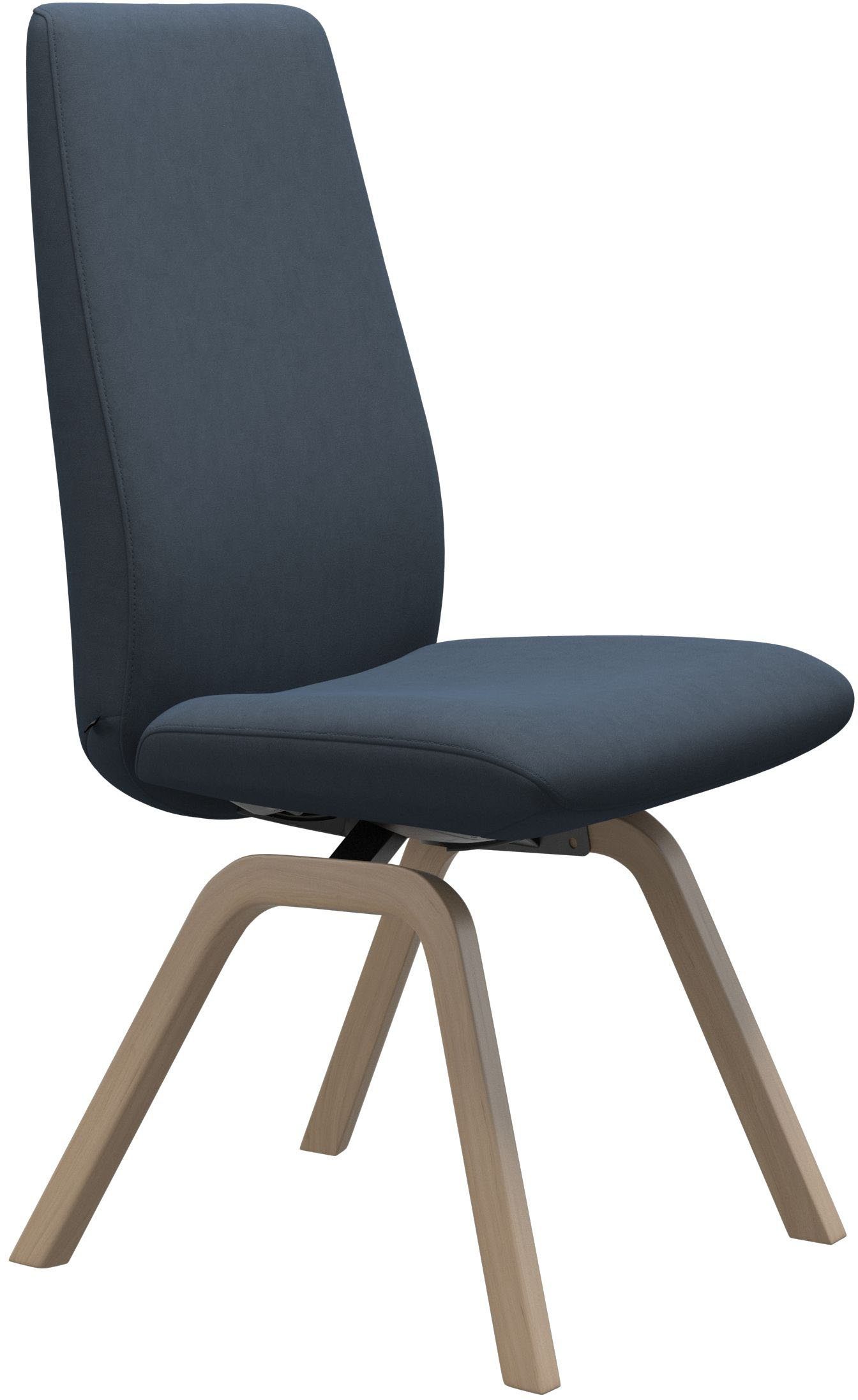 Stressless® Polsterstuhl Laurel, schräggestellten Beinen High Eiche Größe mit gekalkt in Back, L