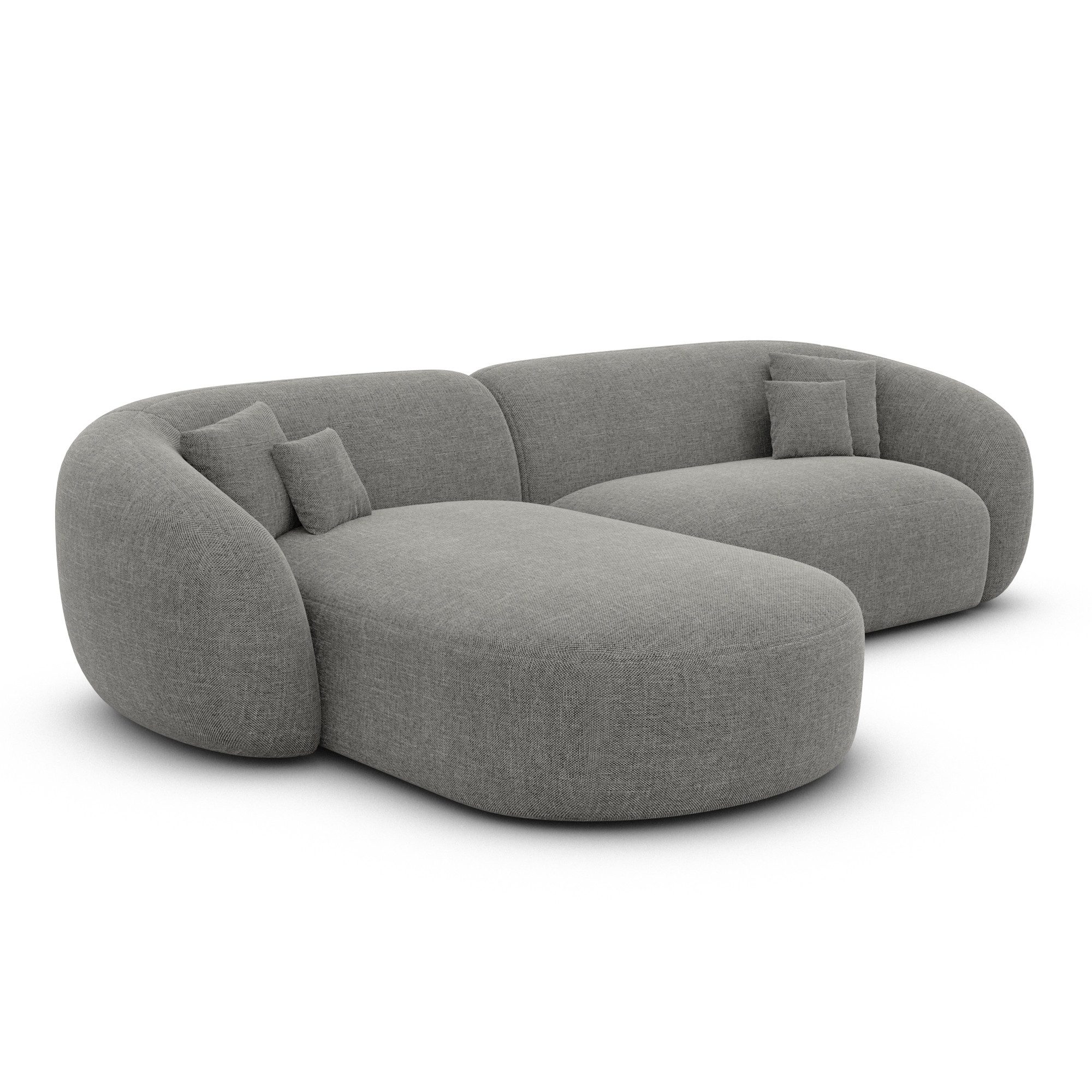 Ecksofa Sorelia L Form kurz Stoffsofa