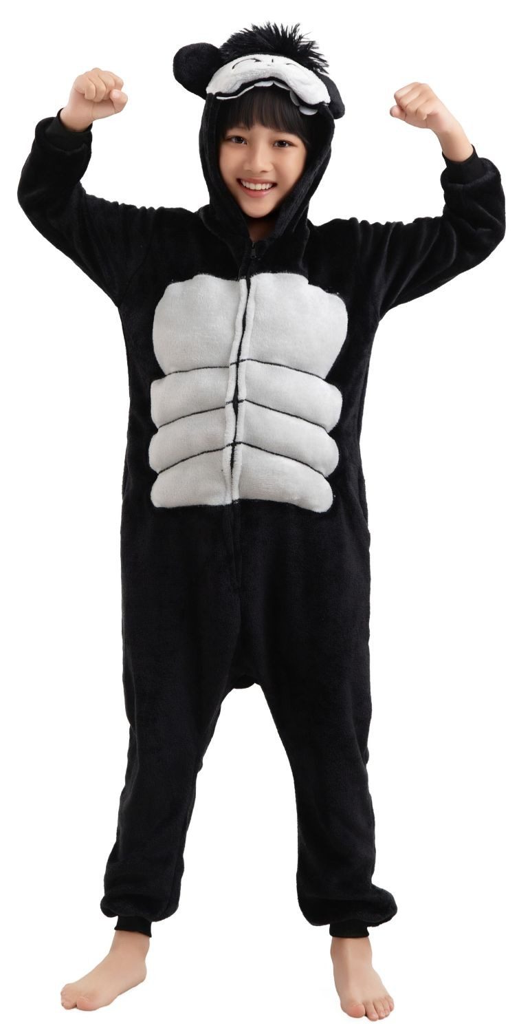 Corimori Jumpsuit Kinder Kostüm Jumpsuit Onesie verschiedene Designs (1-tlg) Kind