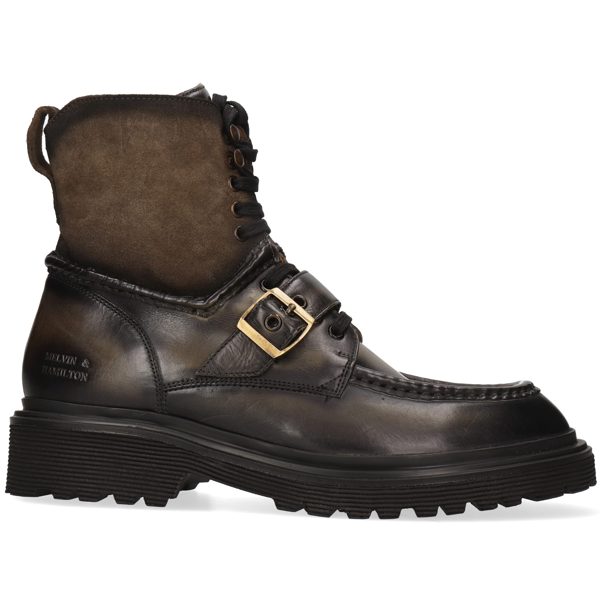 Melvin & Hamilton Matteo 2 Leder-Stiefeletten für Herren Stiefelette Flache Absätze, Echtes Leder, Vegetabile Gerbung
