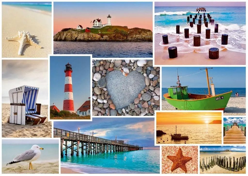 Schmidt Spiele Puzzle Am Meer. Puzzle 1.000 Teile, 1000 Puzzleteile günstig online kaufen