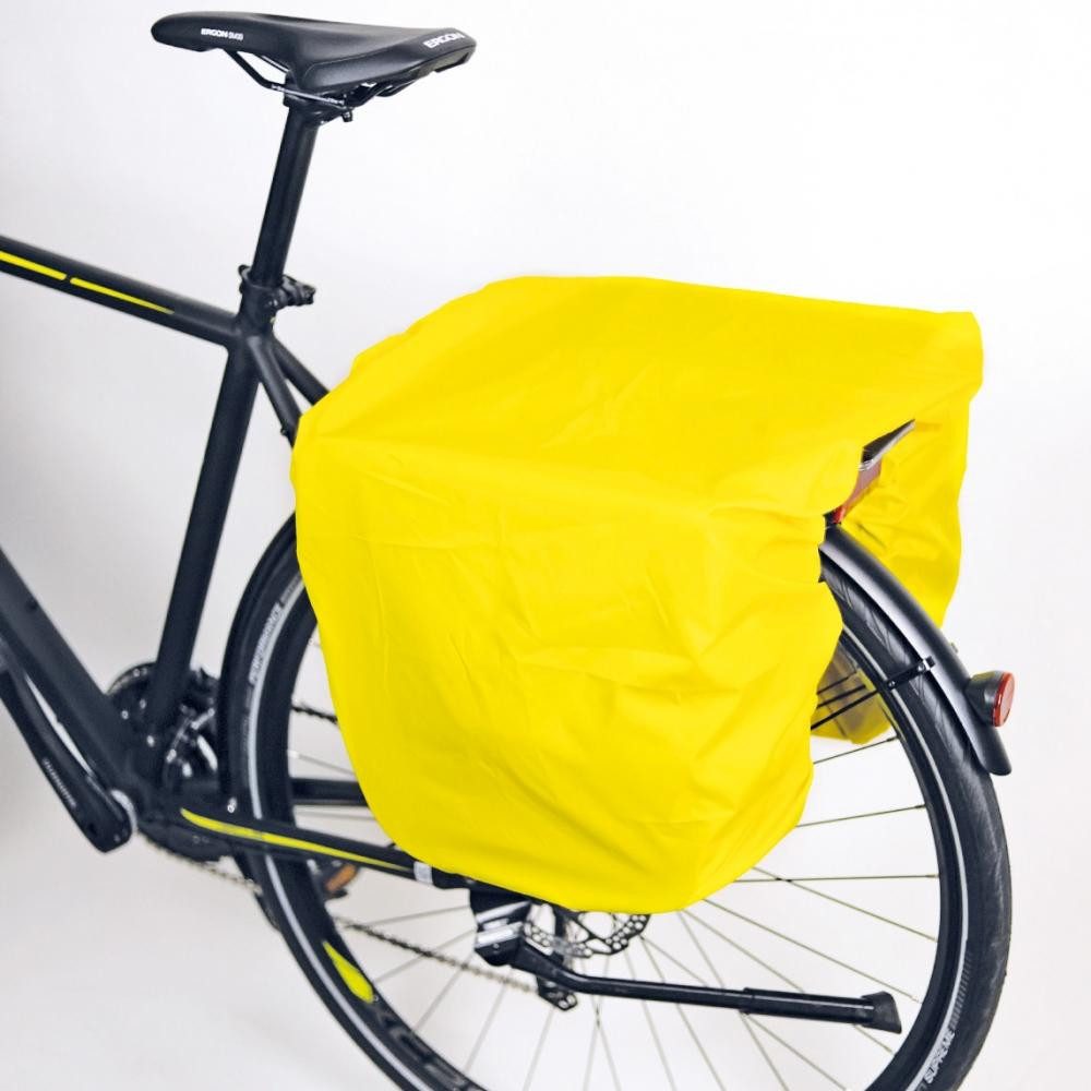 Haberland Fahrradtasche Haberland Überzug für Doppeltaschen gelb - optimaler Regenschutz für F