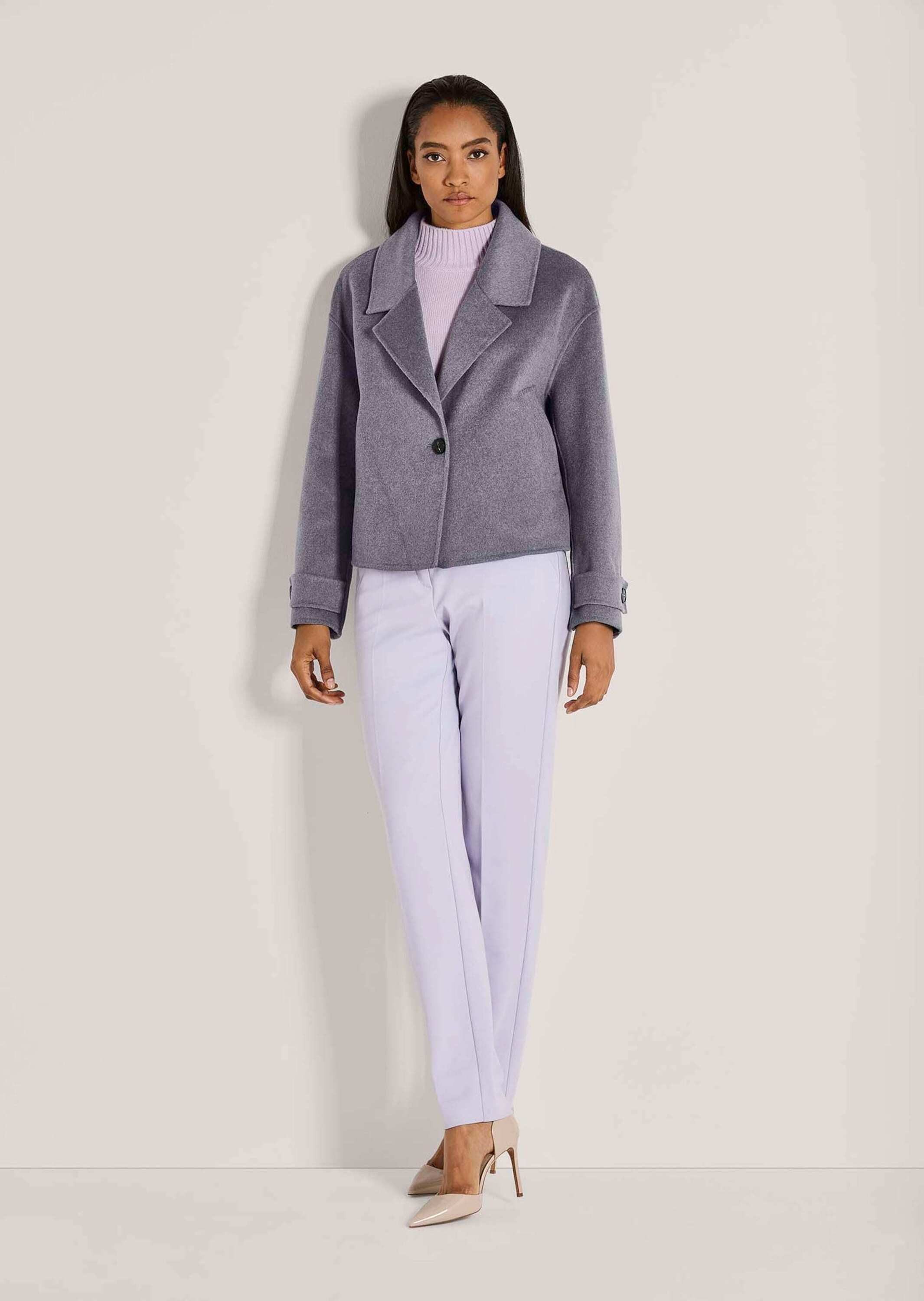 MADELEINE Outdoorjacke Luxuriöse Jacke mit Wollmischung und Kaschmir Revers günstig online kaufen