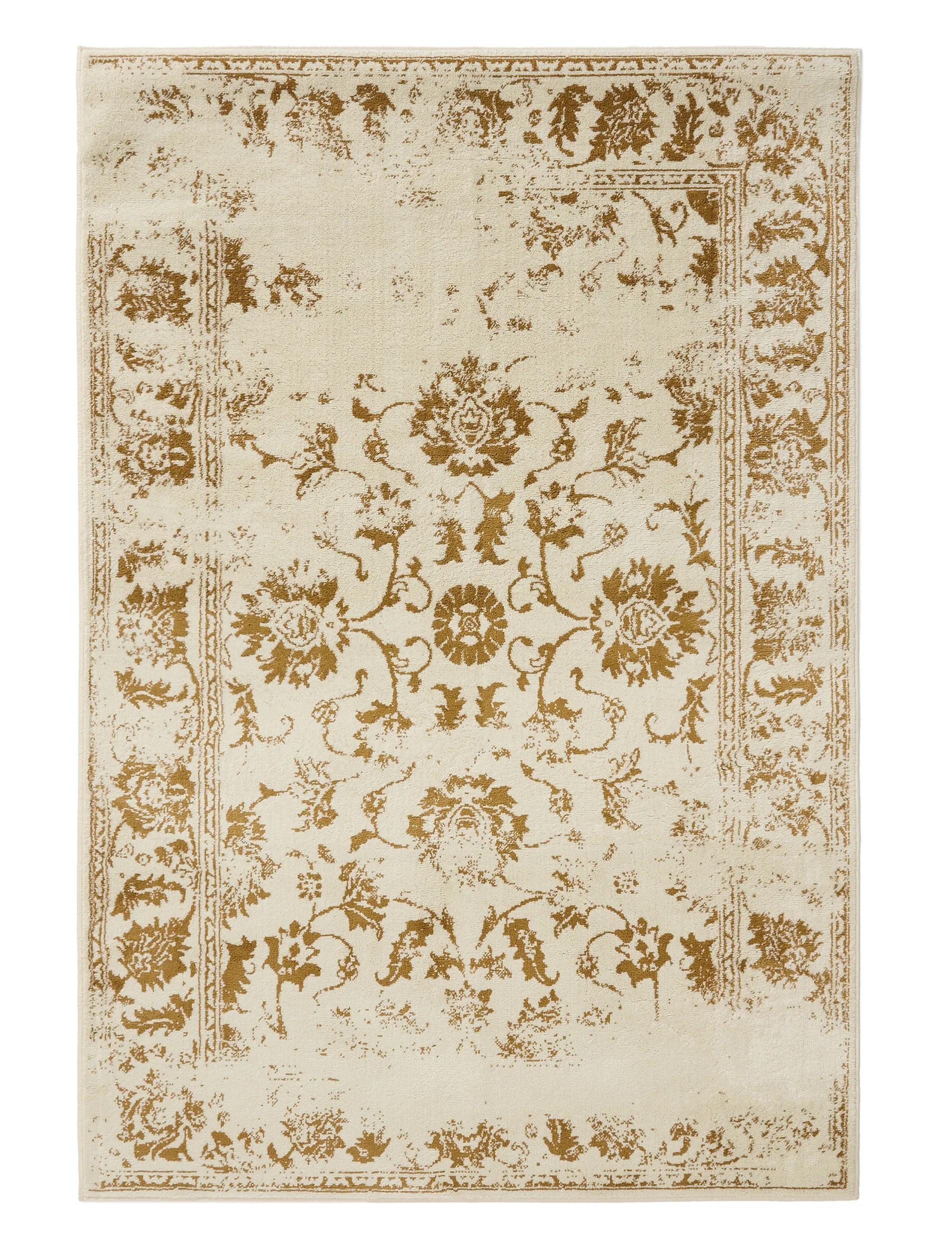 benuta Teppich Suki, rechteckig, Höhe: 6 mm, Vintage-Look, Kurzflor, Retro Teppich Wohnzimmer, Schlafzimmer
