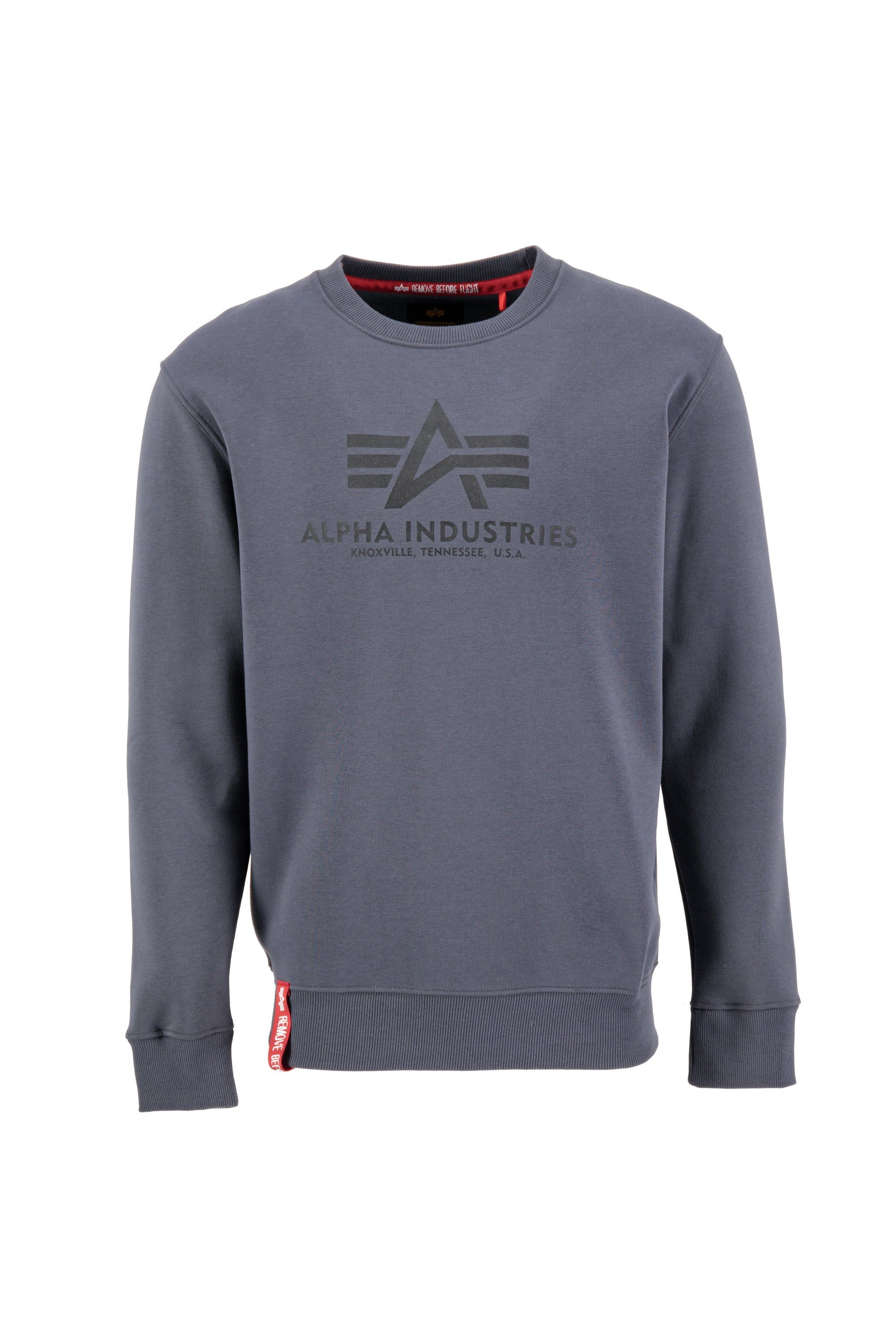 Absolut der günstigste Alpha Alpha Men greyblack/black Sweater Sweatshirts - Industries Sweater Basic Industries