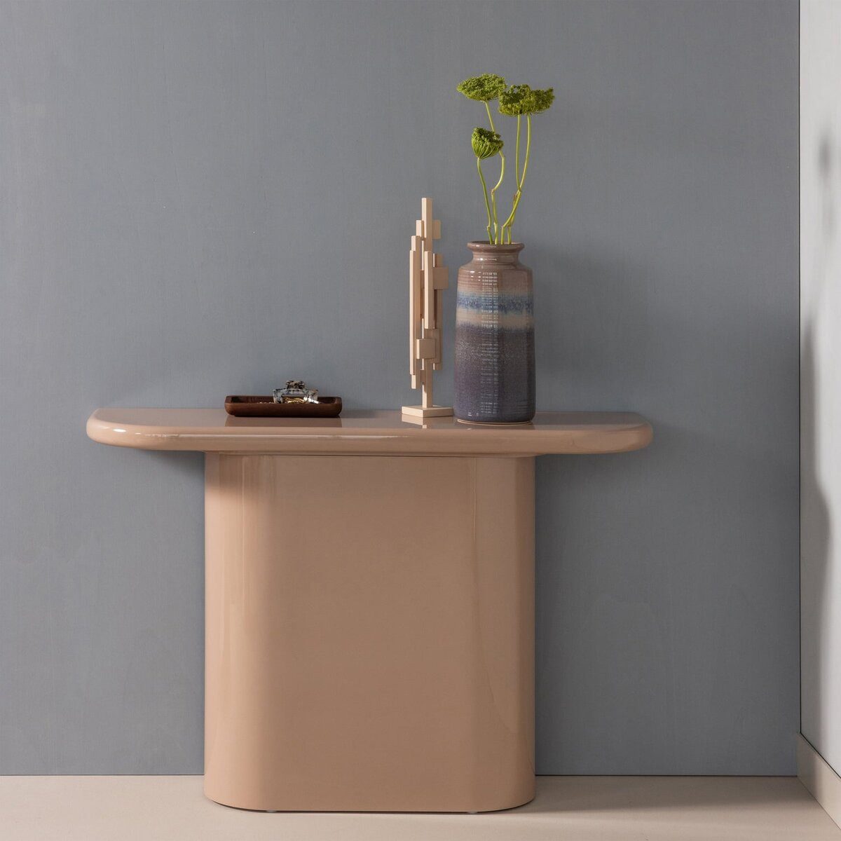 WOOOD Konsole, MDF mit Hochglanz-Finish