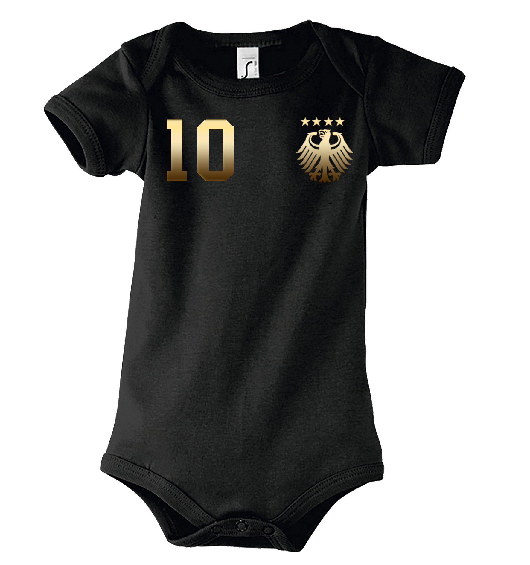 Youth Designz Kurzarmbody Deutschland Kinder Baby Body Strampler mit trendigem Motiv