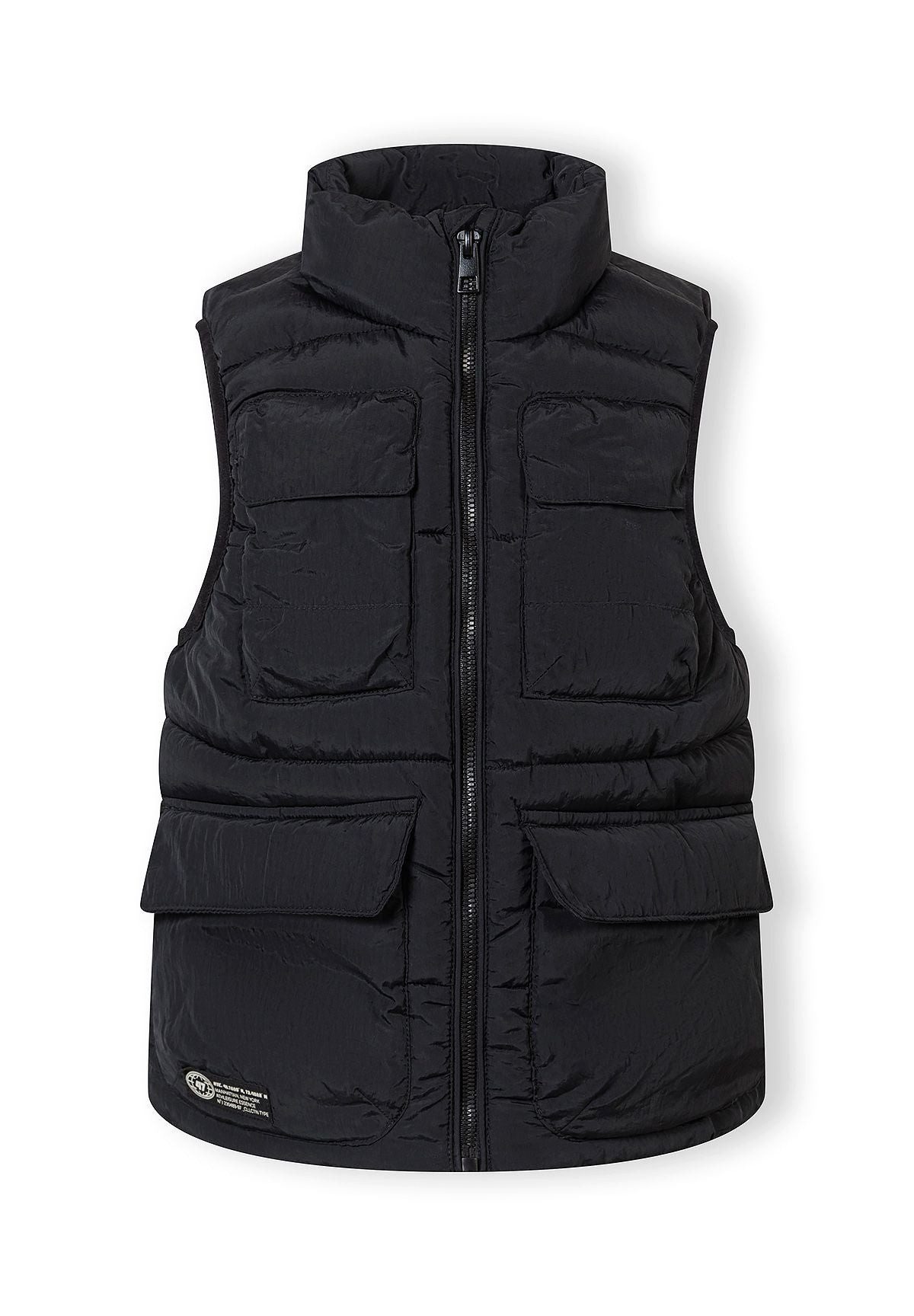 MINOTI Steppweste für Jungen mit Stehkragen Utility-Look