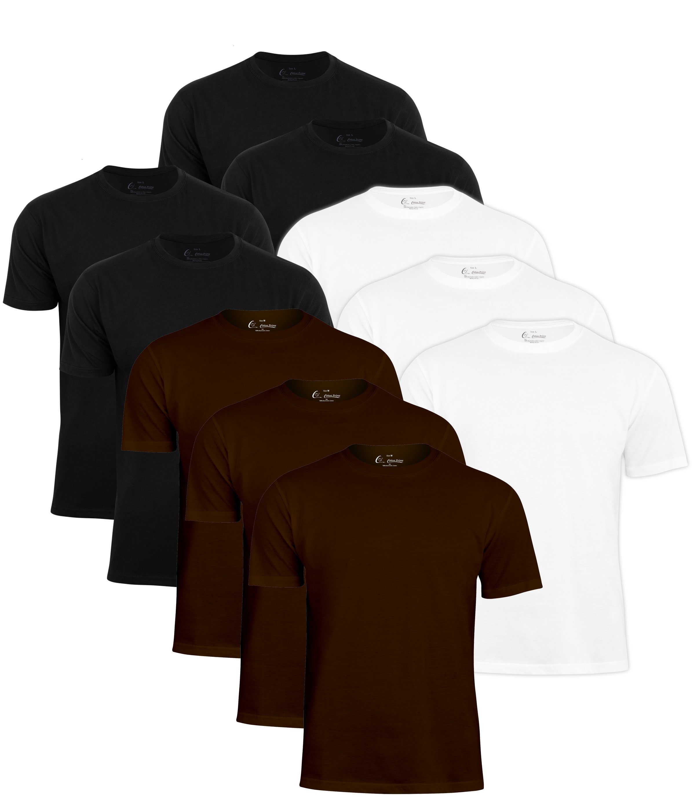 Cotton Prime® T-Shirt Basic O-Neck (10-tlg) günstig online kaufen