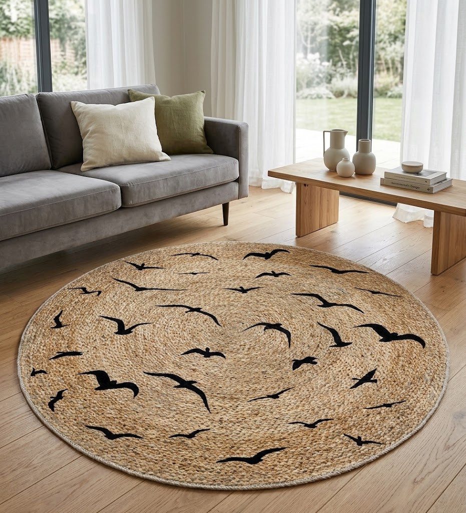 TEPPIA Teppich Teppia 38460 Rundteppich Wohnzimmerteppich