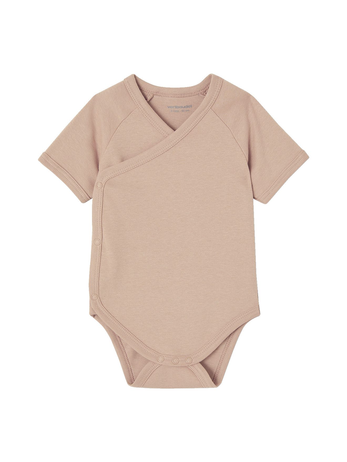 vertbaudet Langarmbody Baby Wickelbodys BASICS 7er-Pack