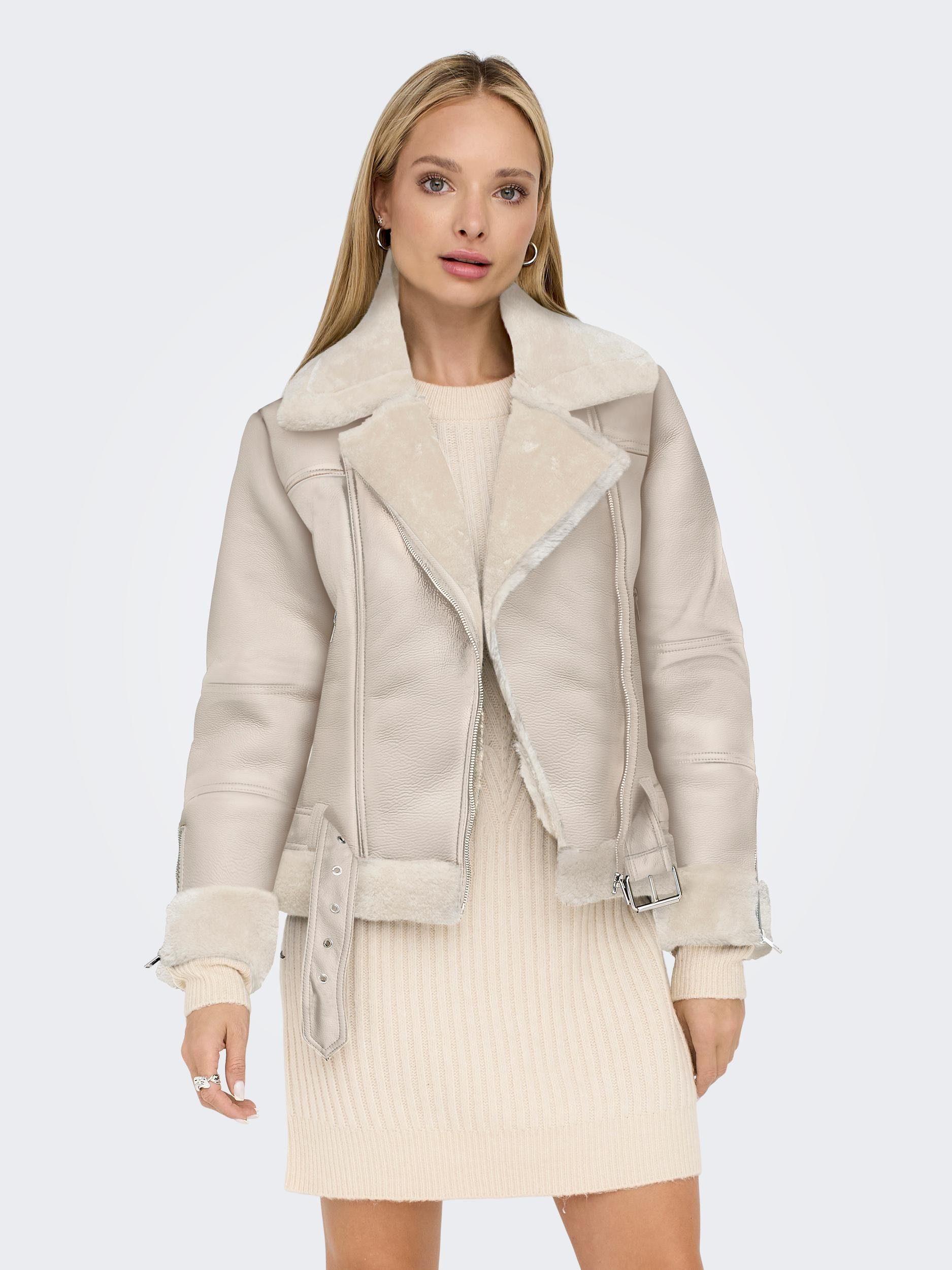 ONLY Lederimitatjacke ONLAGNETE FAUX LEATHER BIKER günstig online kaufen