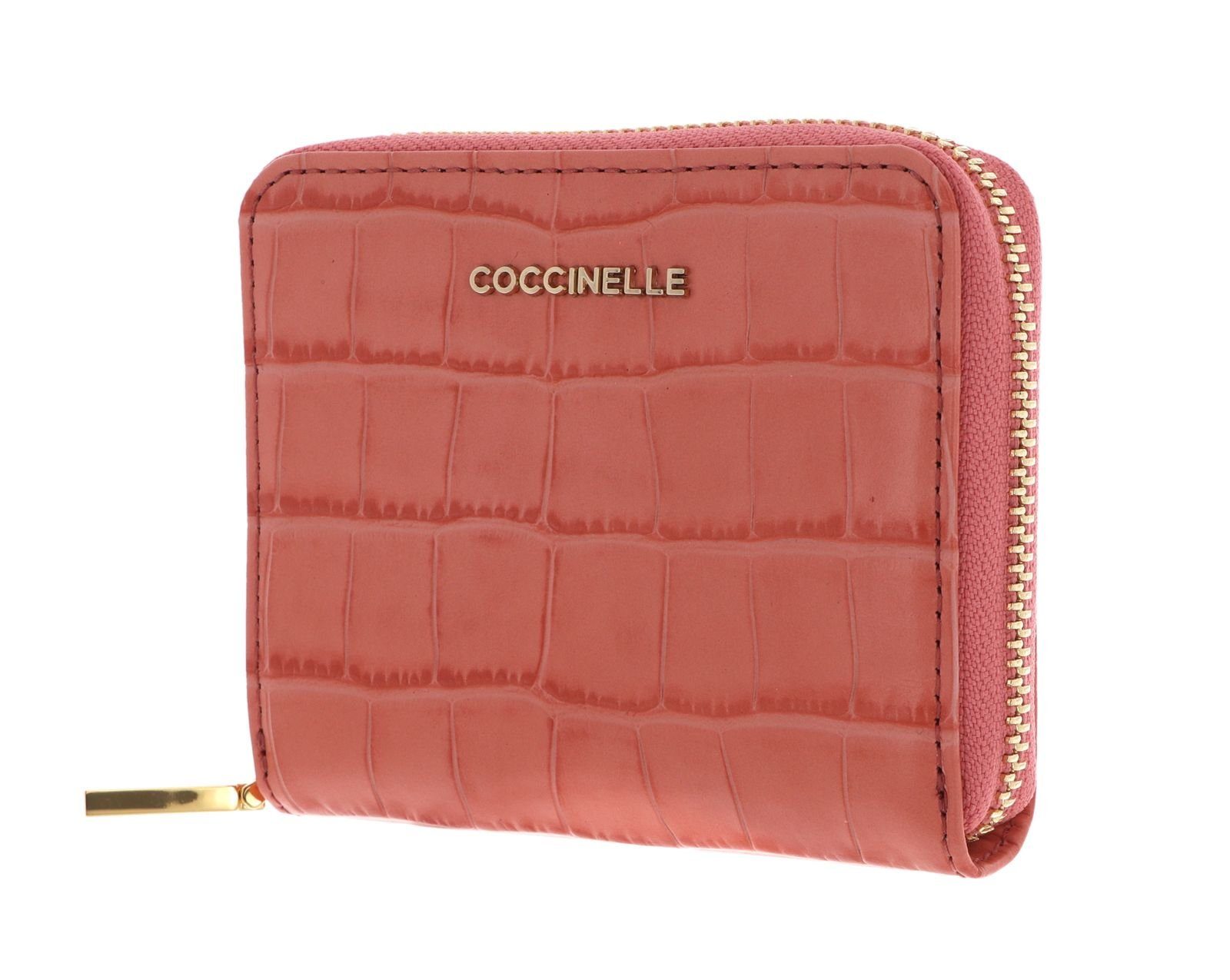 Geldbörse Metallic Croco Shiny Soft