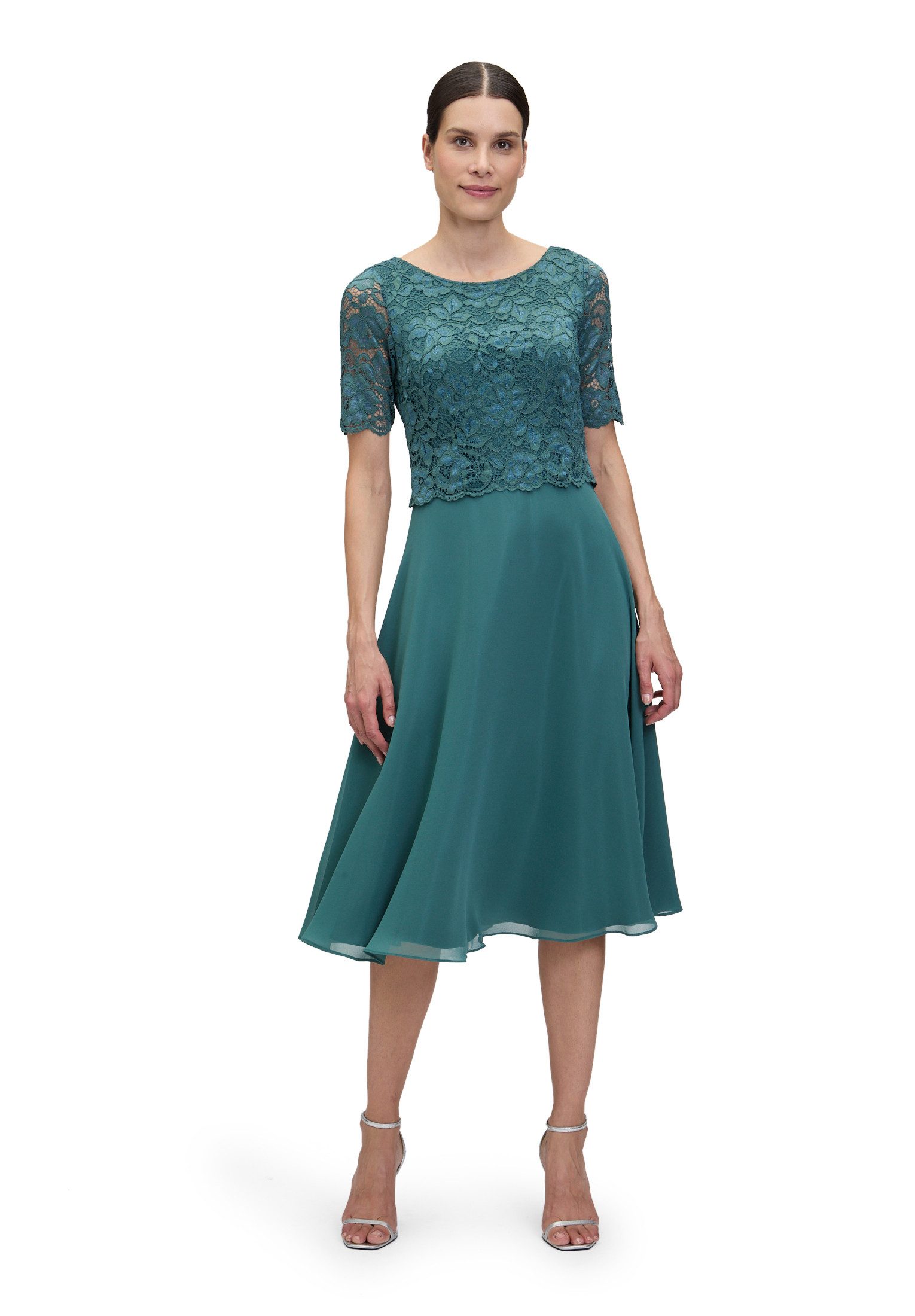 Vera Mont Cocktailkleid Damen Cocktailkleid mit Spitze Spitze