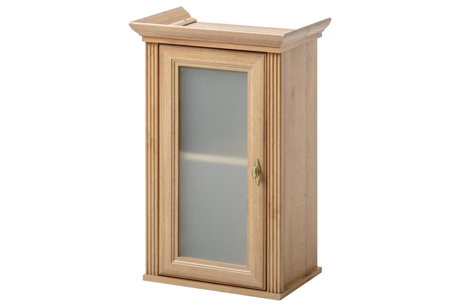 Xlmoebel Hängeschrank Wandschrank Ablageschrank Küche Bad aus Vollholz Echtholz Regal (1-St., 1-tlg) Made in Europa