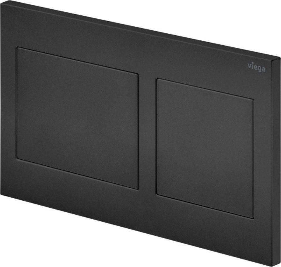 Viega Betätigungsplatte VIEGA WC Betätigungsplatte VfS aus Kunststoff in schwarz matt
