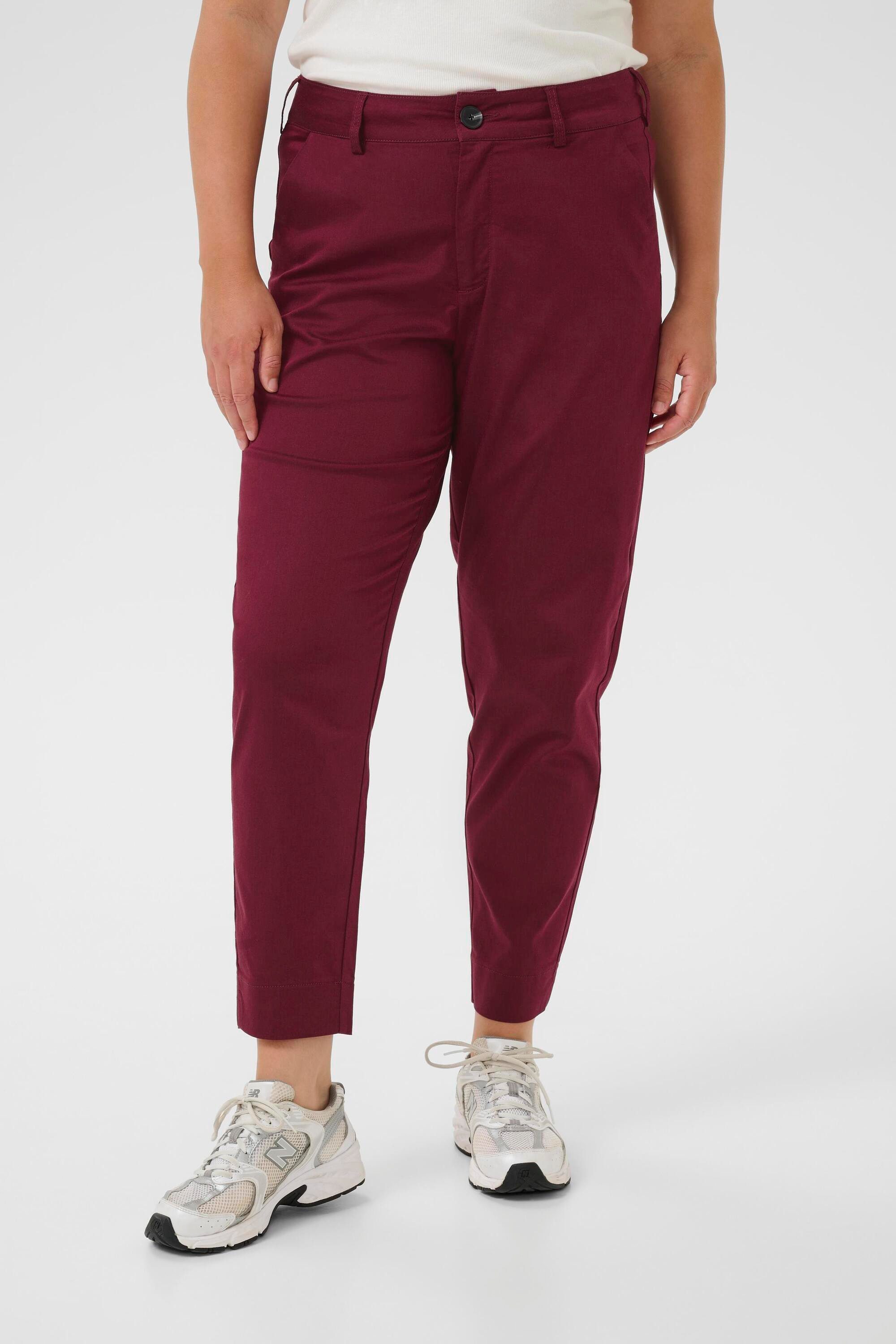 KAFFE Curve Stoffhose Casual Hose KCleana Große Größen