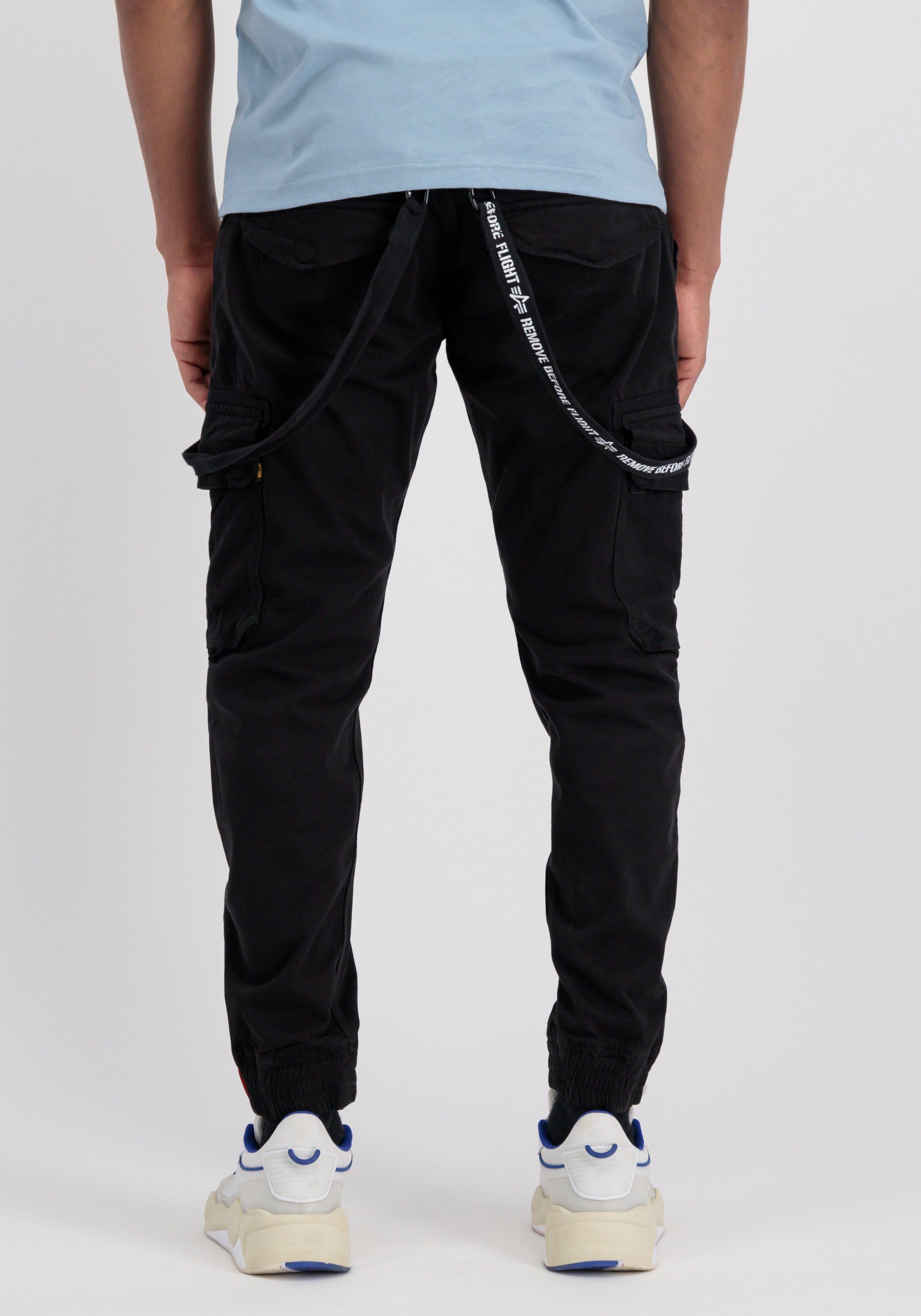 Men - Alpha Industries Pant Pants Cargohose Industries Cargo Utility black Alpha