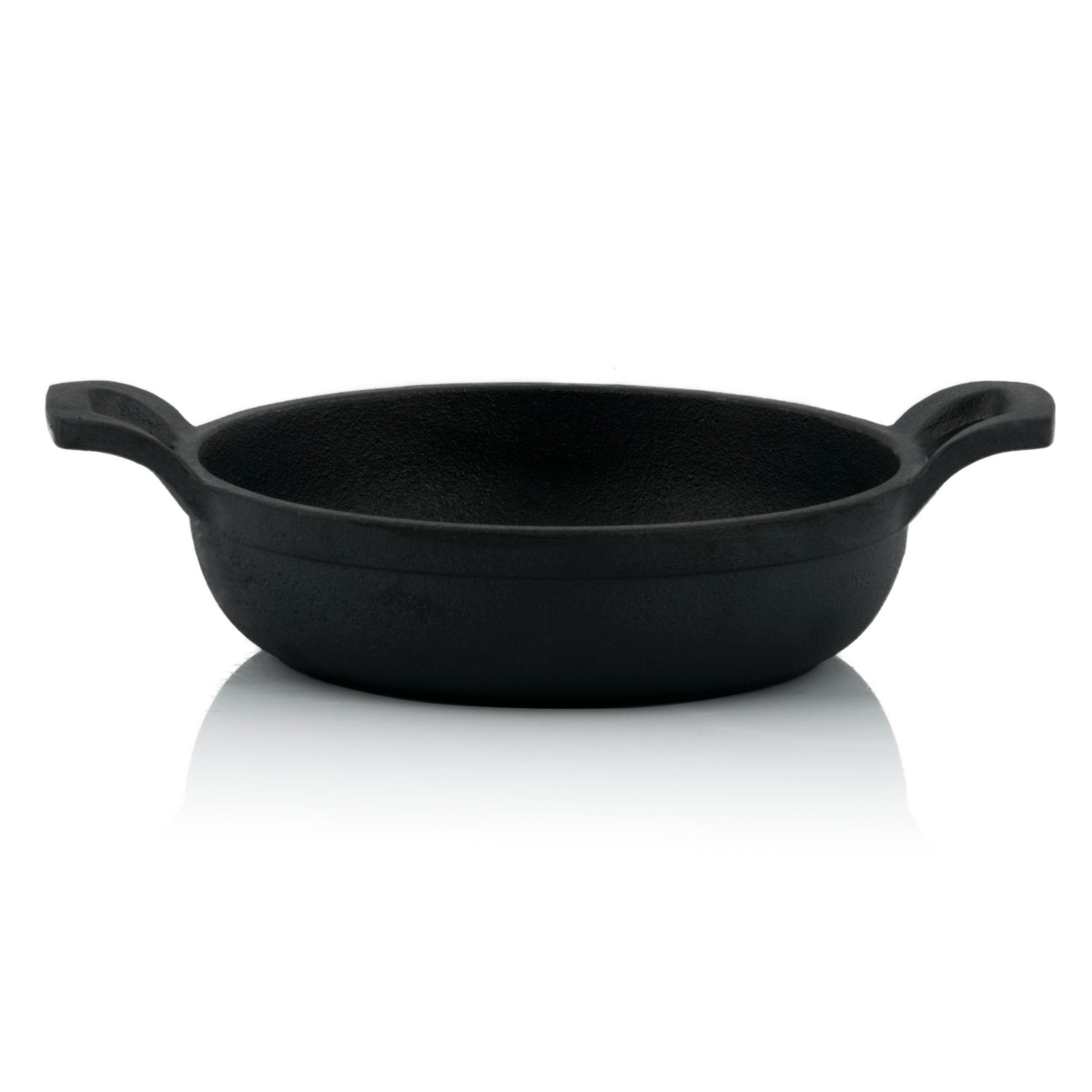 BBQ-Toro Grillpfanne Gusseisen Grillpfännchen (6-er Set), Ø 13 cm, Bereits eingebrannt, Gusseisen